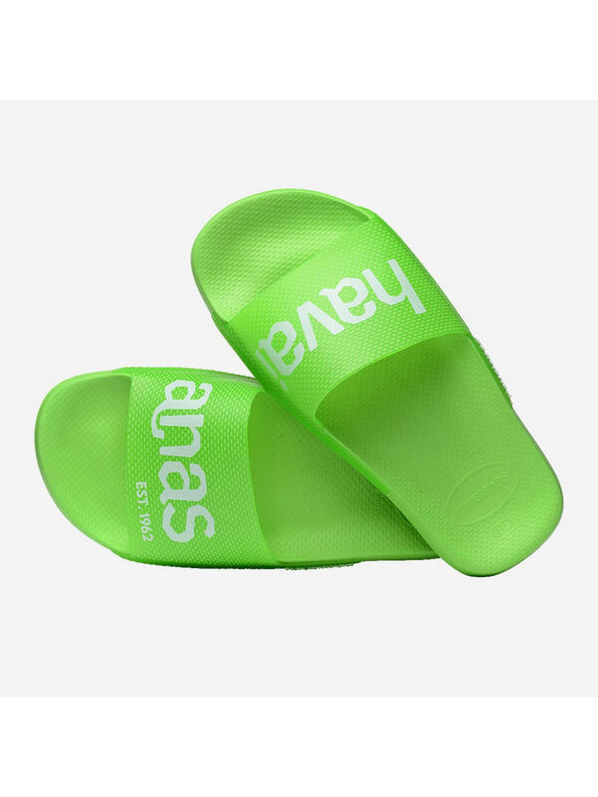 HAVAIANAS Pantoufles pour femmes Hav. Logomania Neon 4149038.5574 Vert