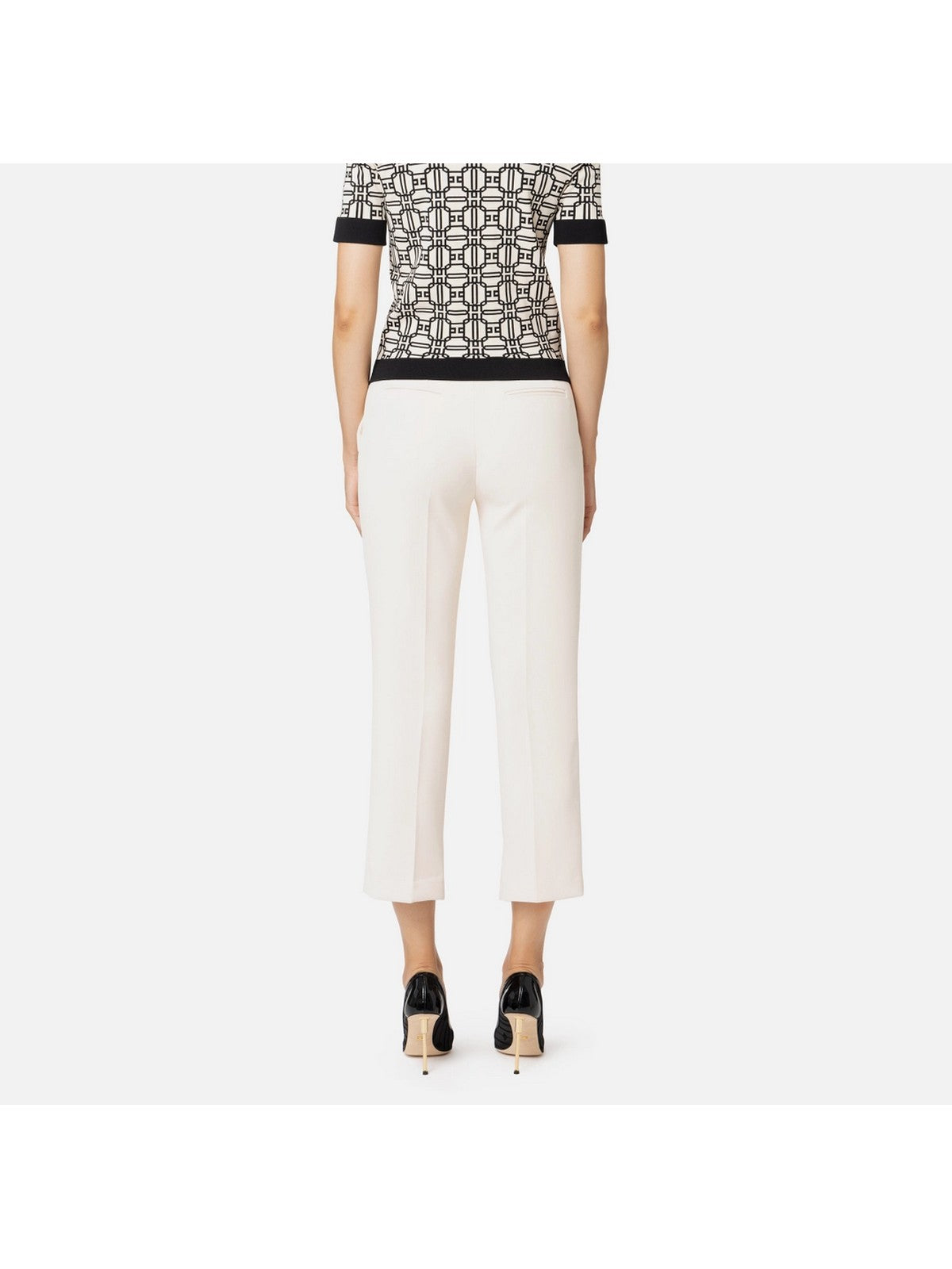 ELISABETTA FRANCHI Pantalons pour femmes PA05447E2 193 Blanc