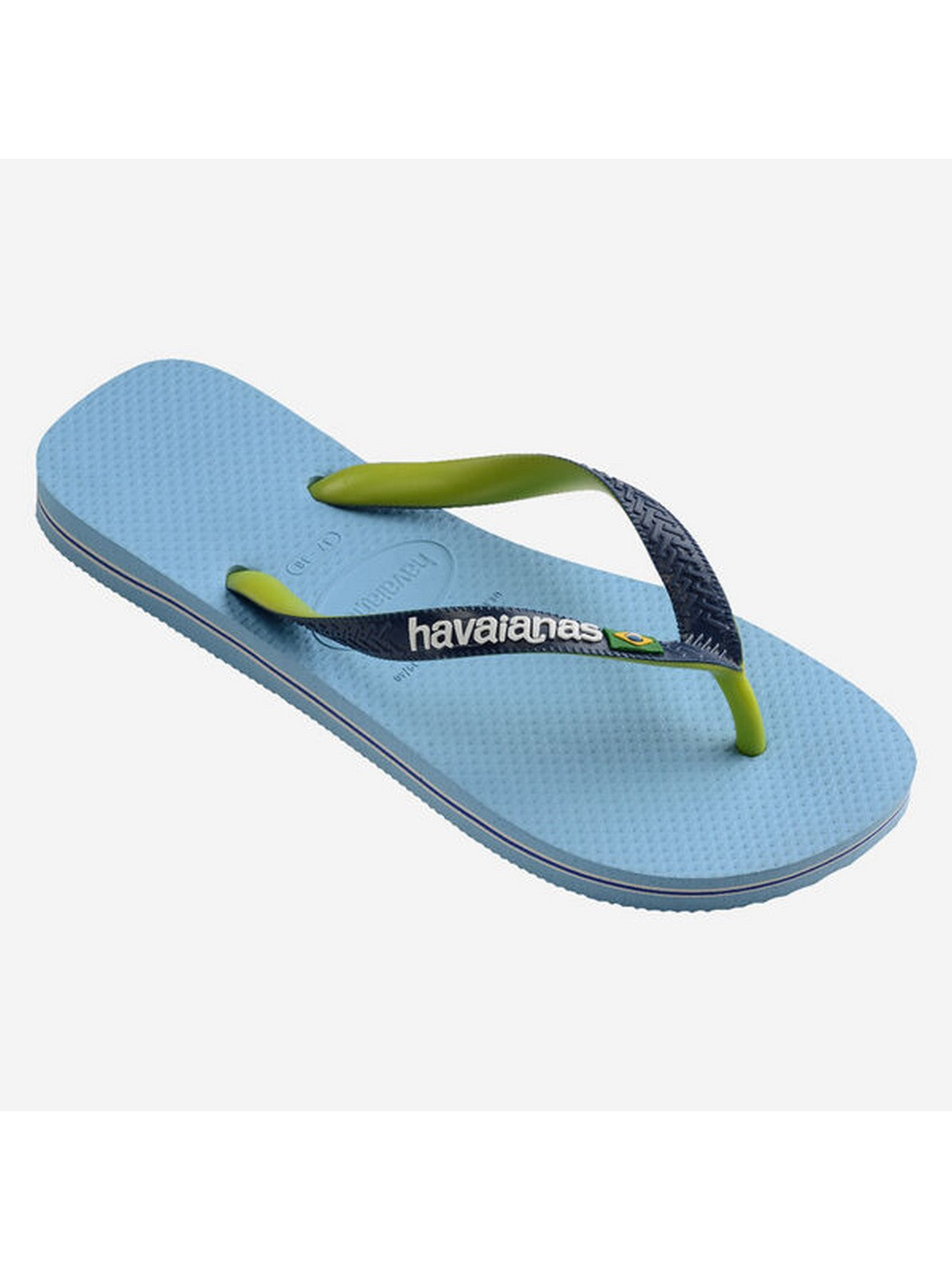 Tongs unisexes adultes HAVAIANAS Hav. Brasil mix 4123206.1056 Bleu