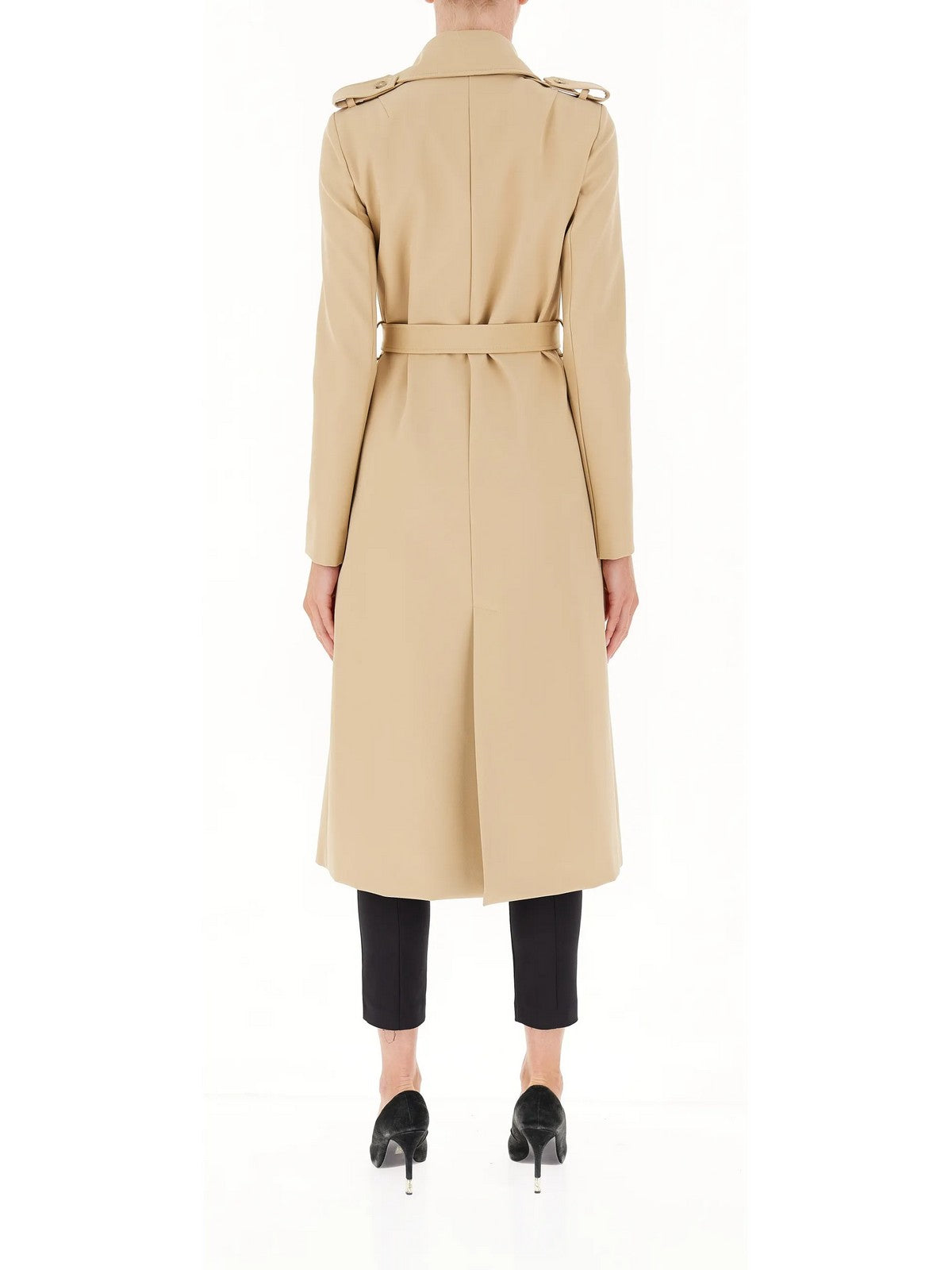 PATRIZIA PEPE Trench Coat Femme 8O0137 A2AW B663 Beige