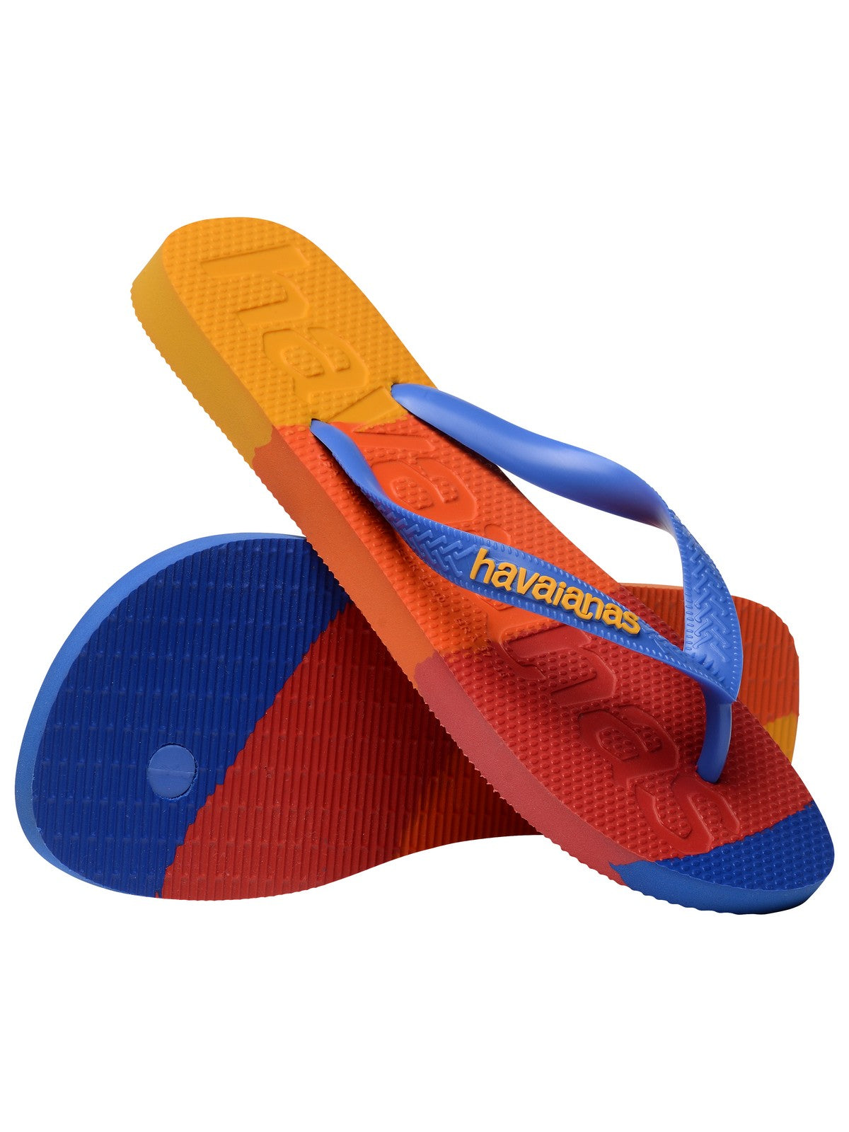 HAVAIANAS Tongs hommes Hav. Top logomania couleurs II 4147526.3847 Bleu