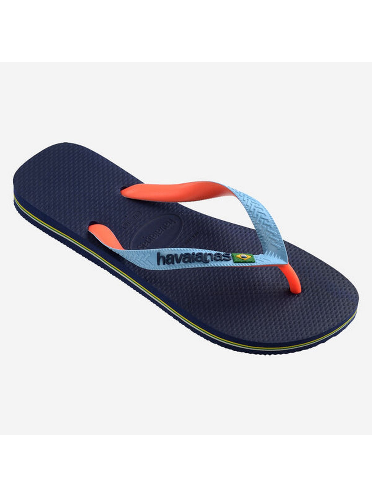 Tongs unisexes adultes HAVAIANAS Hav. Brasil mix 4123206.6854 Bleu