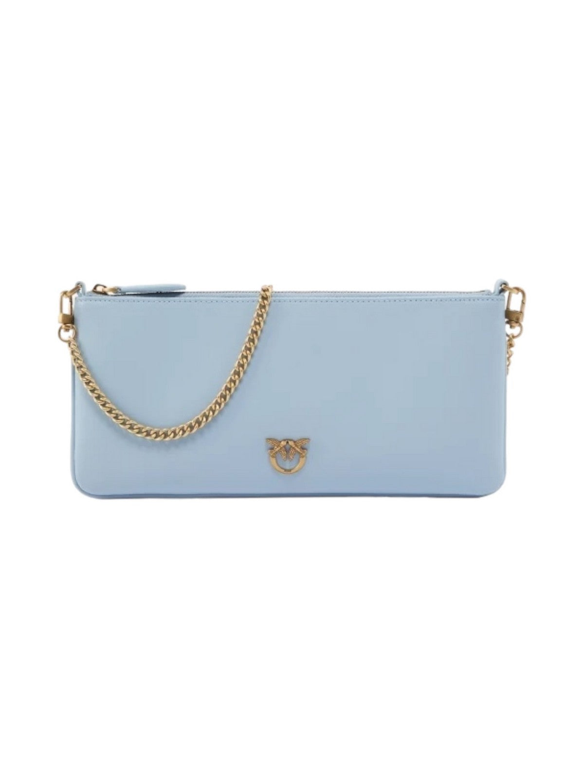 PINKO Sac Femme Horizontal Veau Plat Soie 102747-A0F1 E57Q Bleu