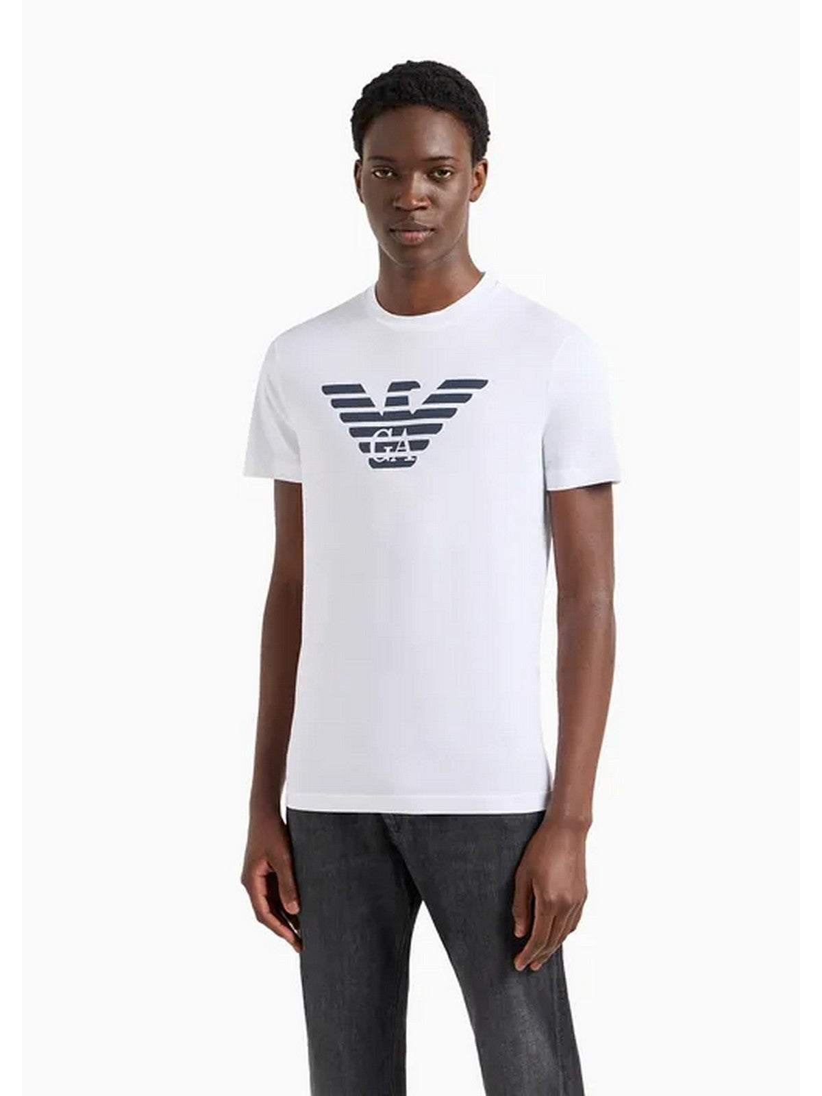 EMPORIO ARMANI Hommes T-Shirt et Polo 8N1TN5 1JPZZ 0147 Blanc