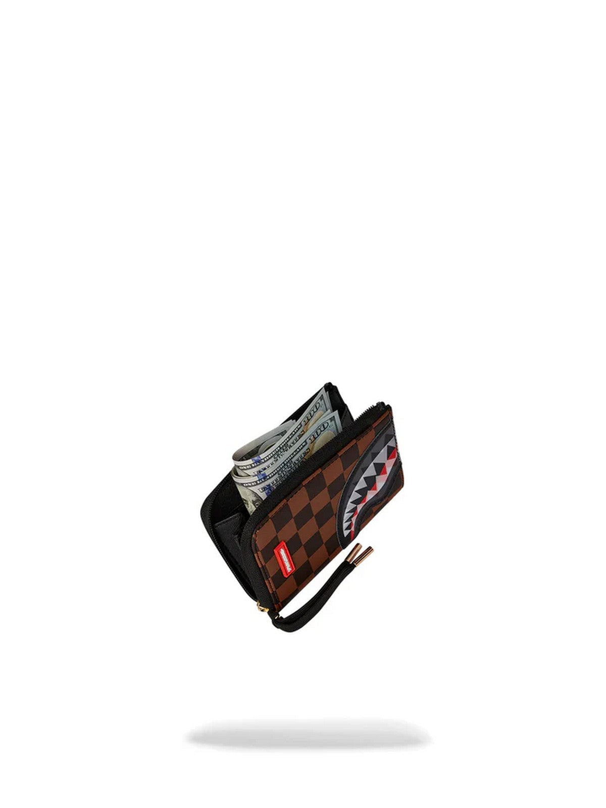 SPRAYGROUND Homme SHARKS IN PARIS LENTICULAR CHOMP WALLET 910W6526NSZ Marron