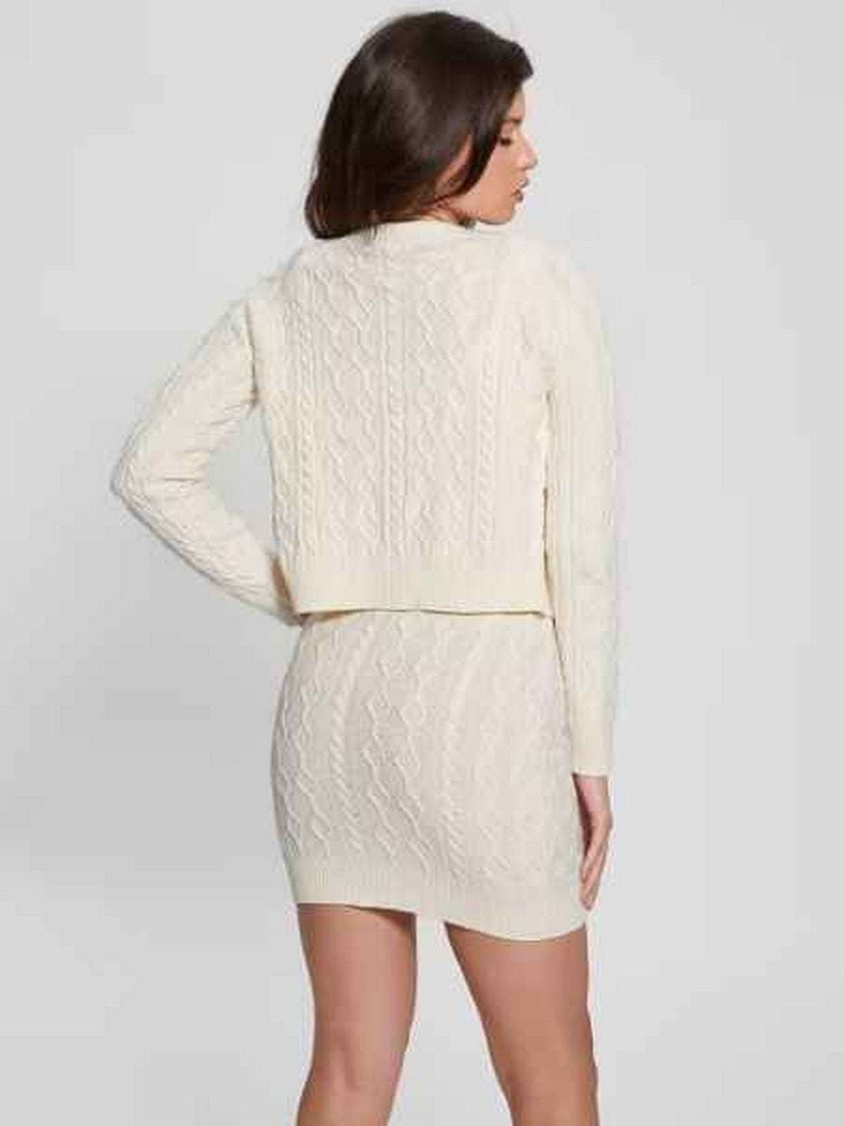 GUESS Cardigan Femmes ISABELLE LS VN CARDI SWTR W4YR22 Z37L1 G012 Blanc