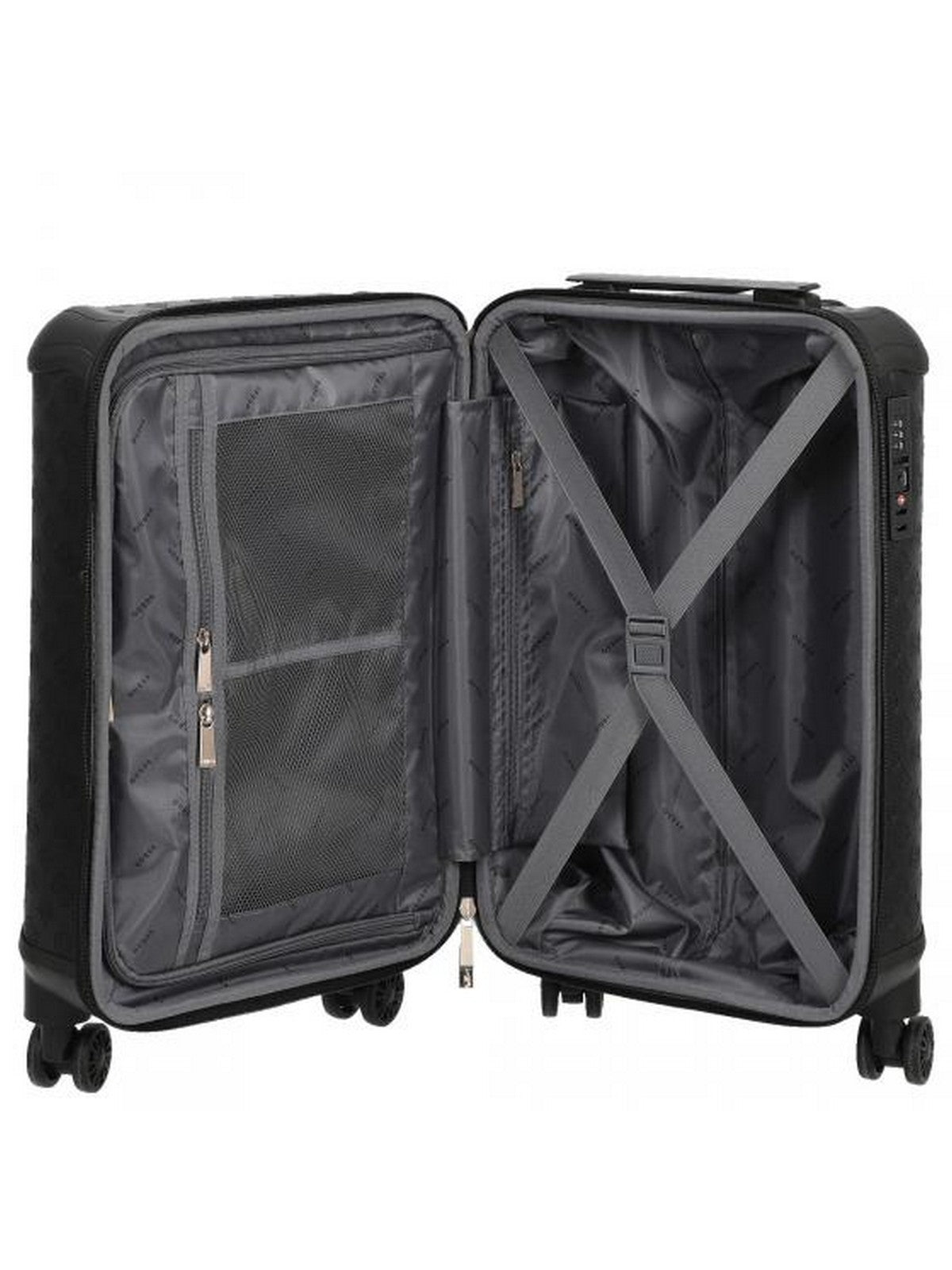 Valises et valises à roulettes GUESS pour femmes Wilder 20 TWD745 29800 BLA Black