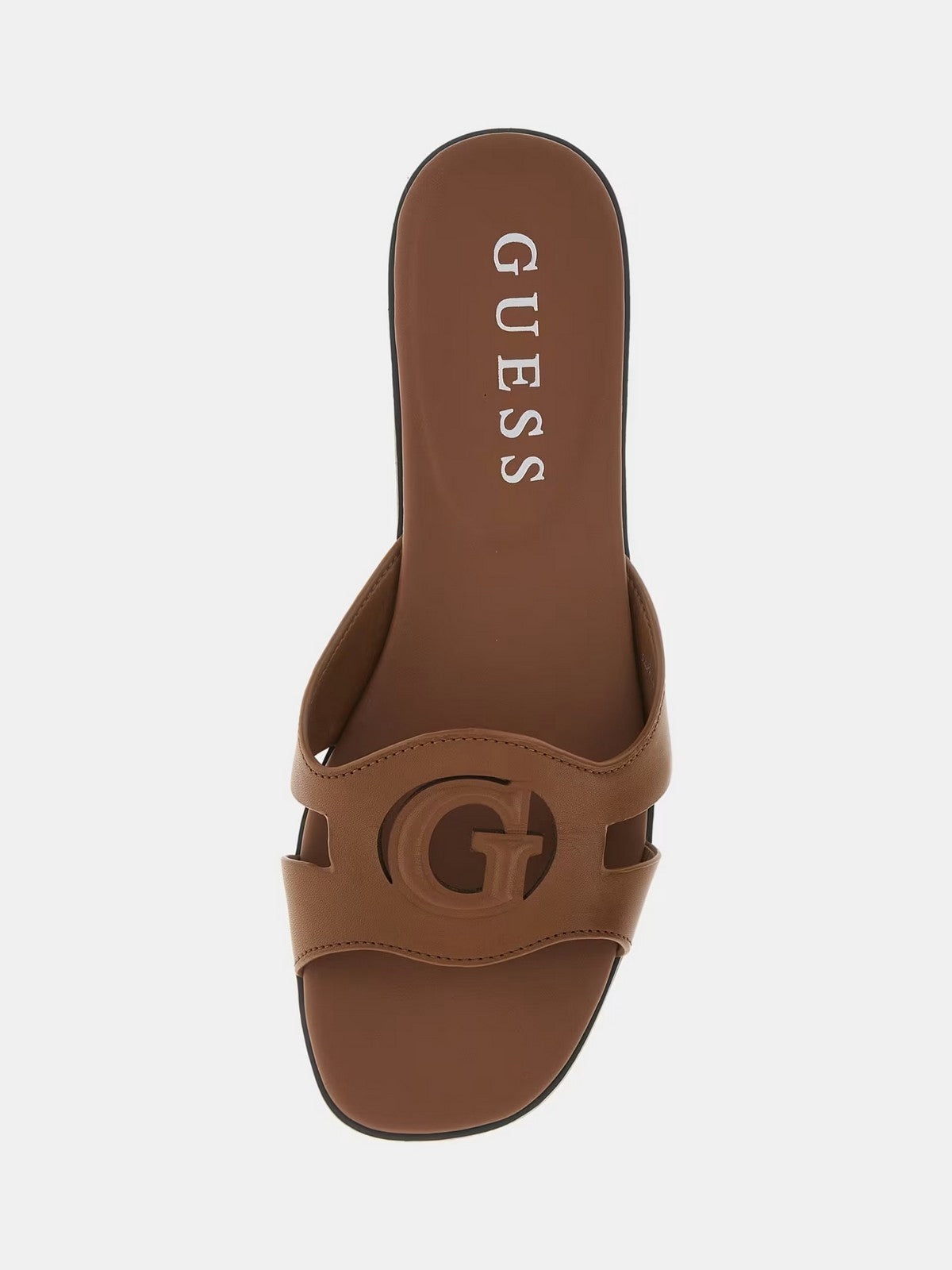 GUESS Pantoufles pour femmes Ciella FLGCIA LEA19 LUGGA Marron