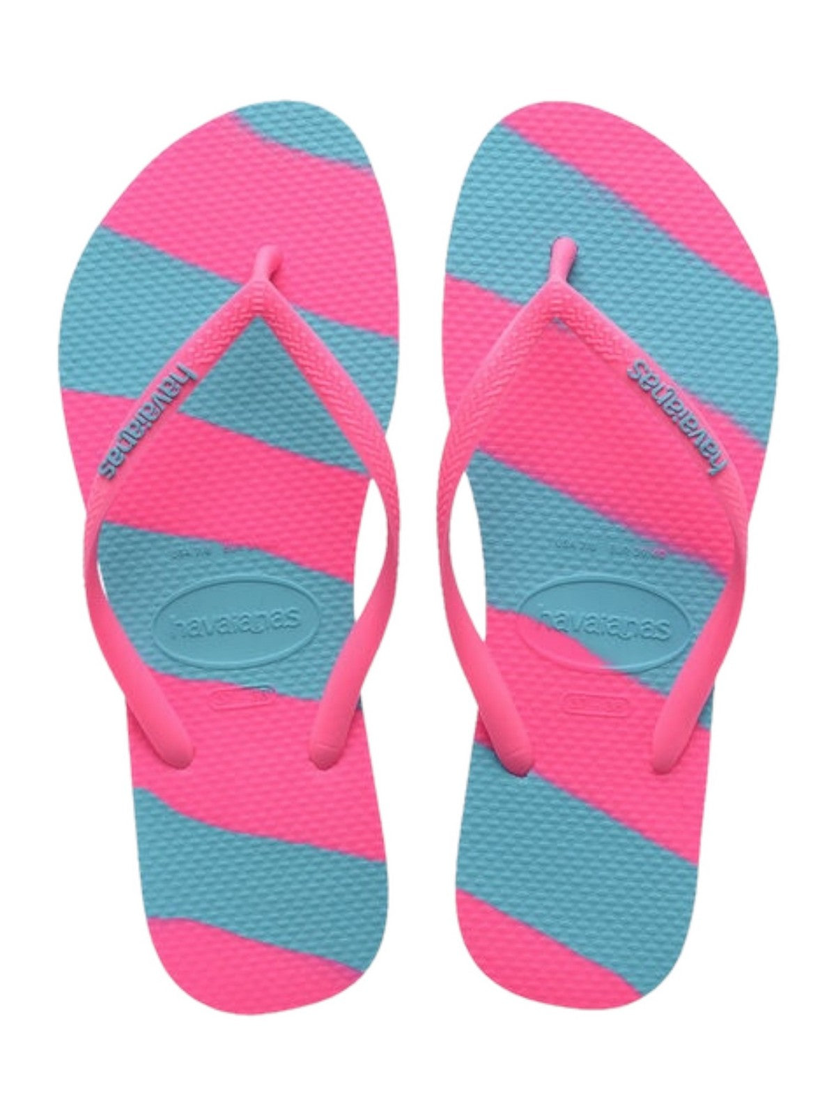 HAVAIANAS Tongs pour femmes Hav. Slim Color Fun 4149323.5569 Rose