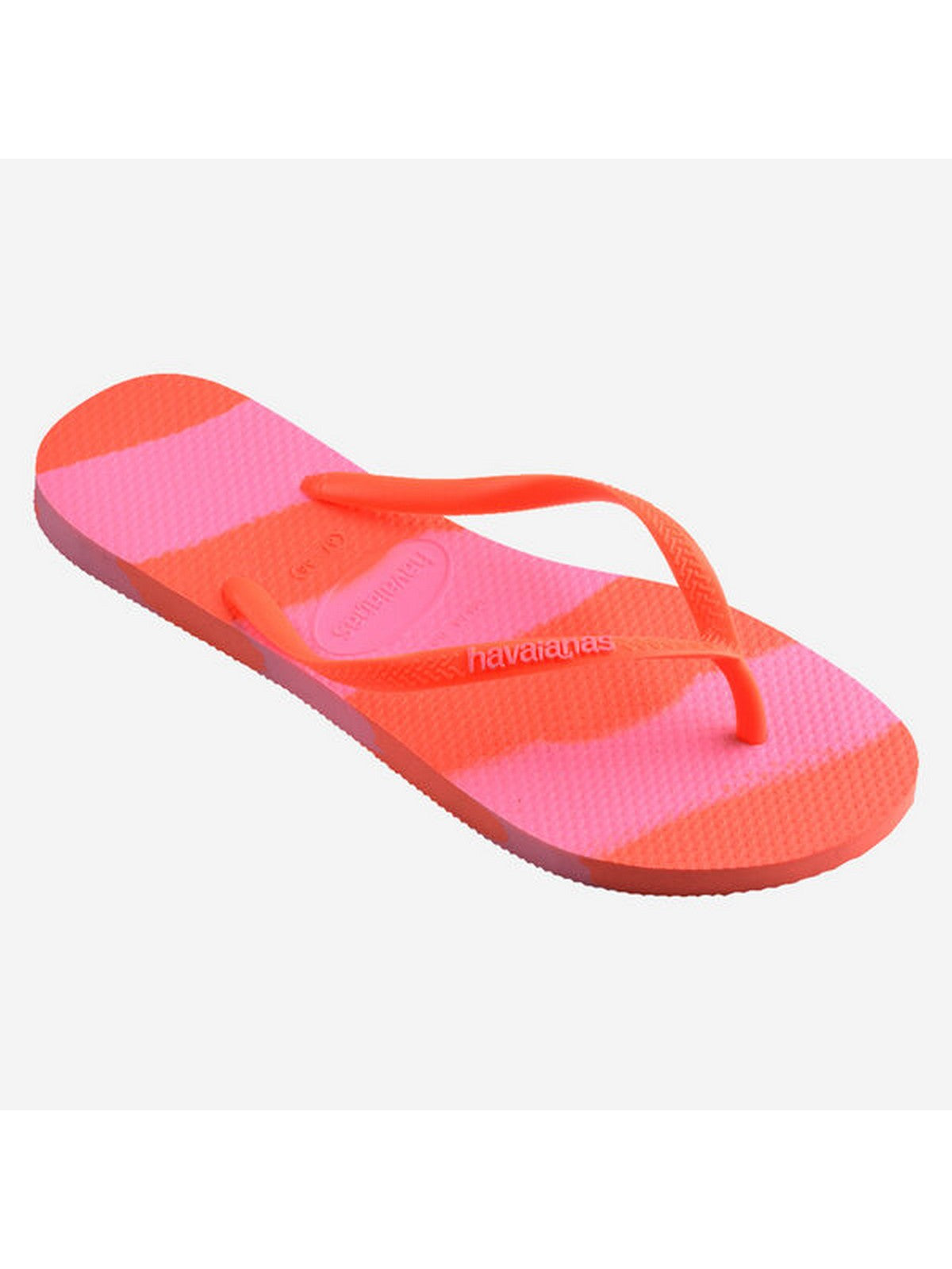 HAVAIANAS Tongs pour femmes Hav. Slim Color Fun 4149323.5572 Rouge