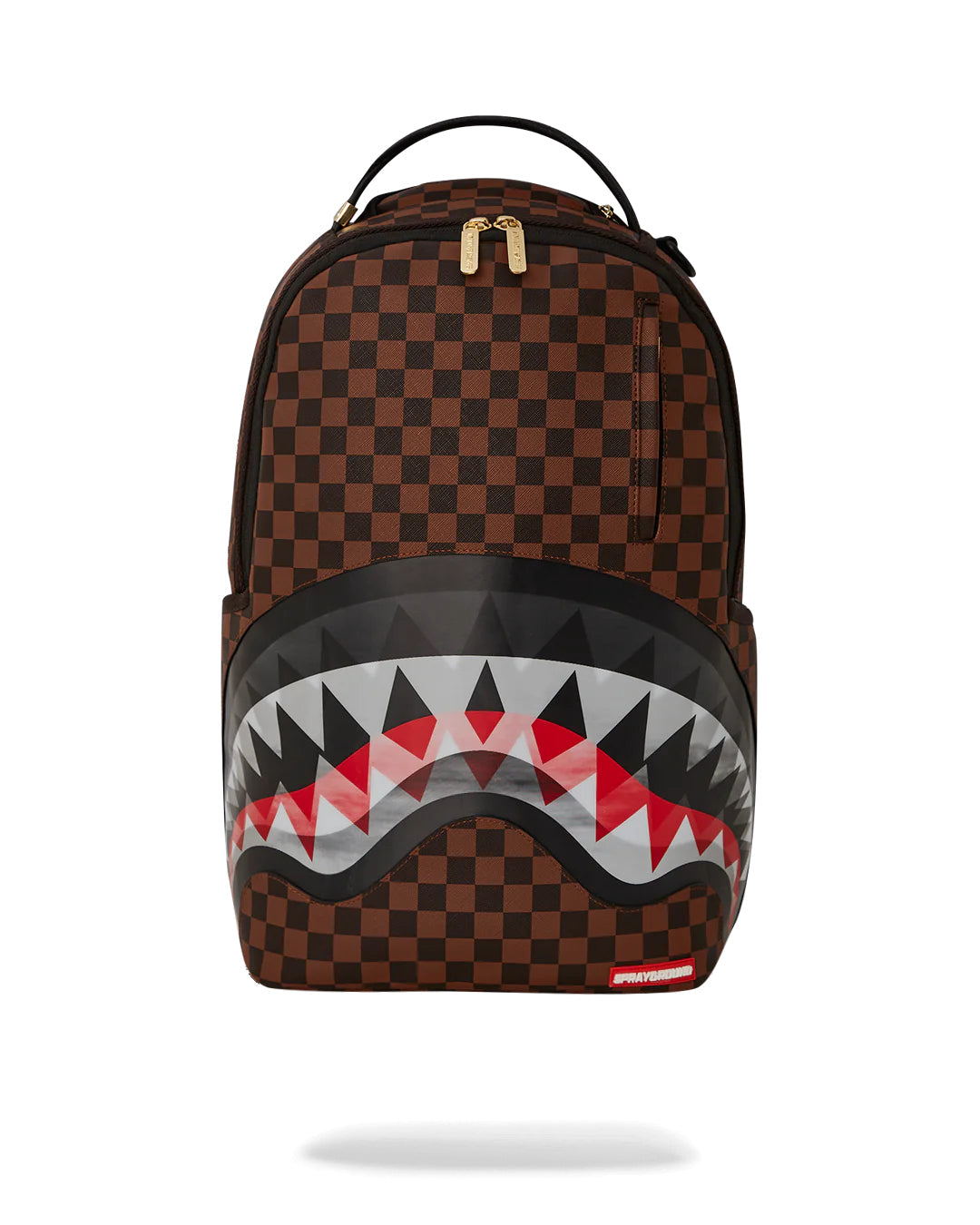 Sac à dos SPRAYGROUND Hommes SHARKS IN PARIS LENTICULAR CHOMP 910B5724NSZ Marron