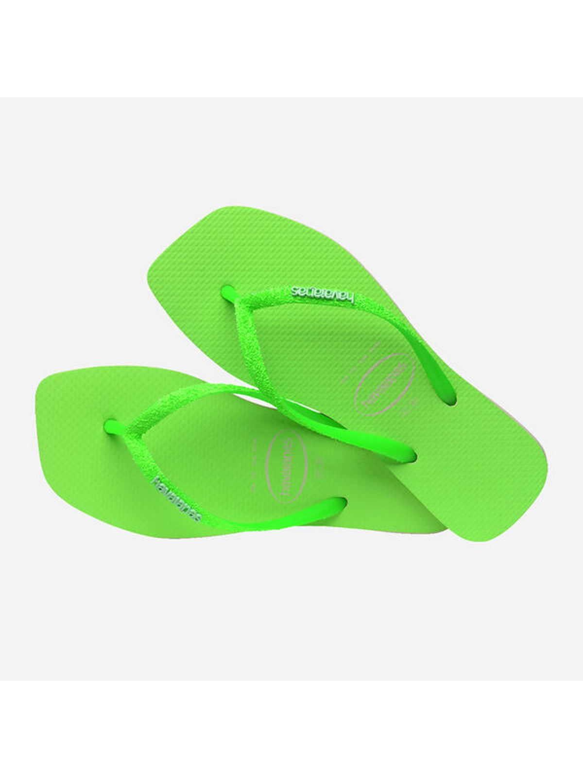 HAVAIANAS Tongs pour femmes Hav. Square Glitter Neon 4148927.7179 Vert