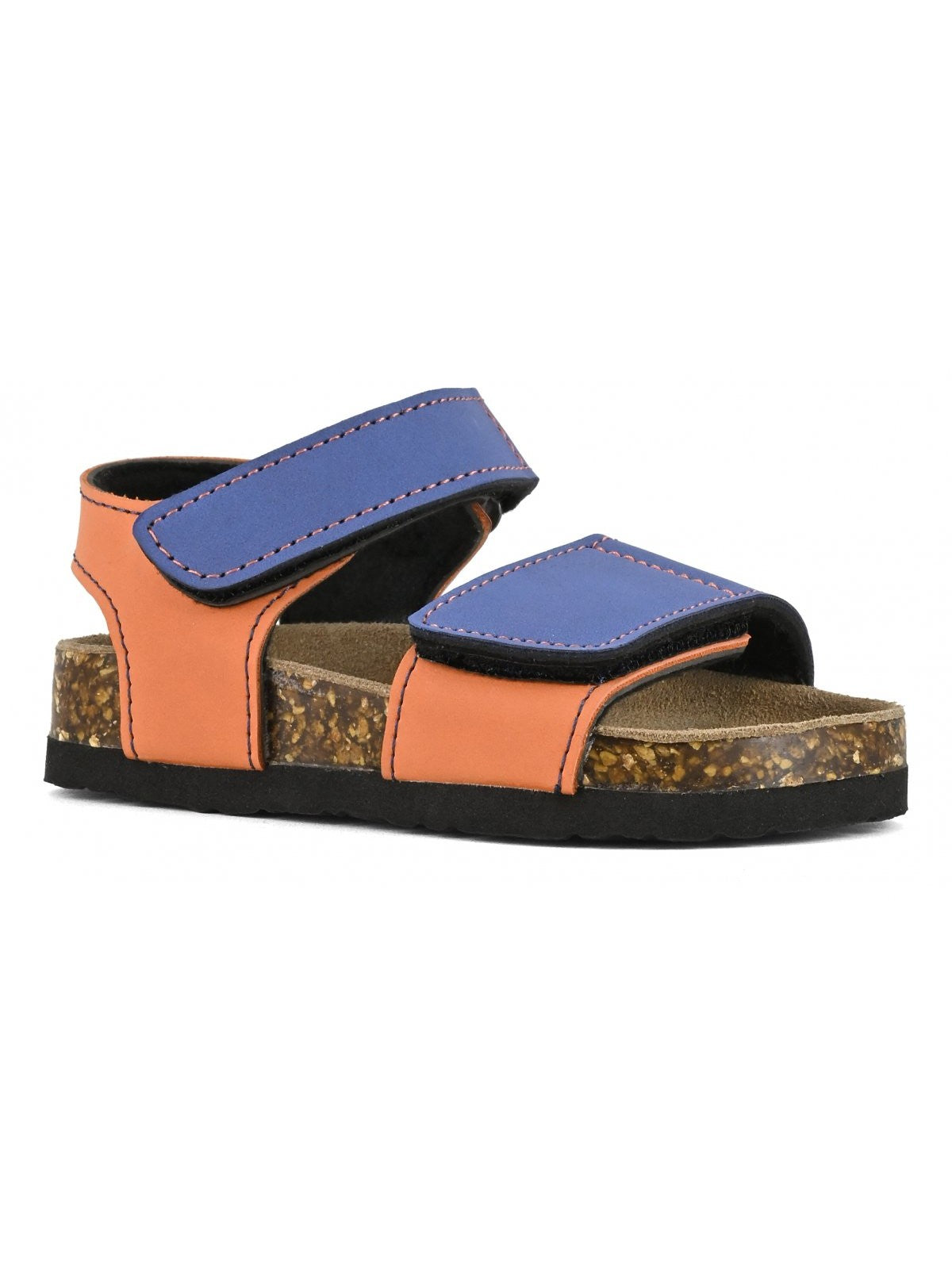 COLORS OF CALIFORNIA Baby Sandal Velcro Straps HC.2402 BLUE