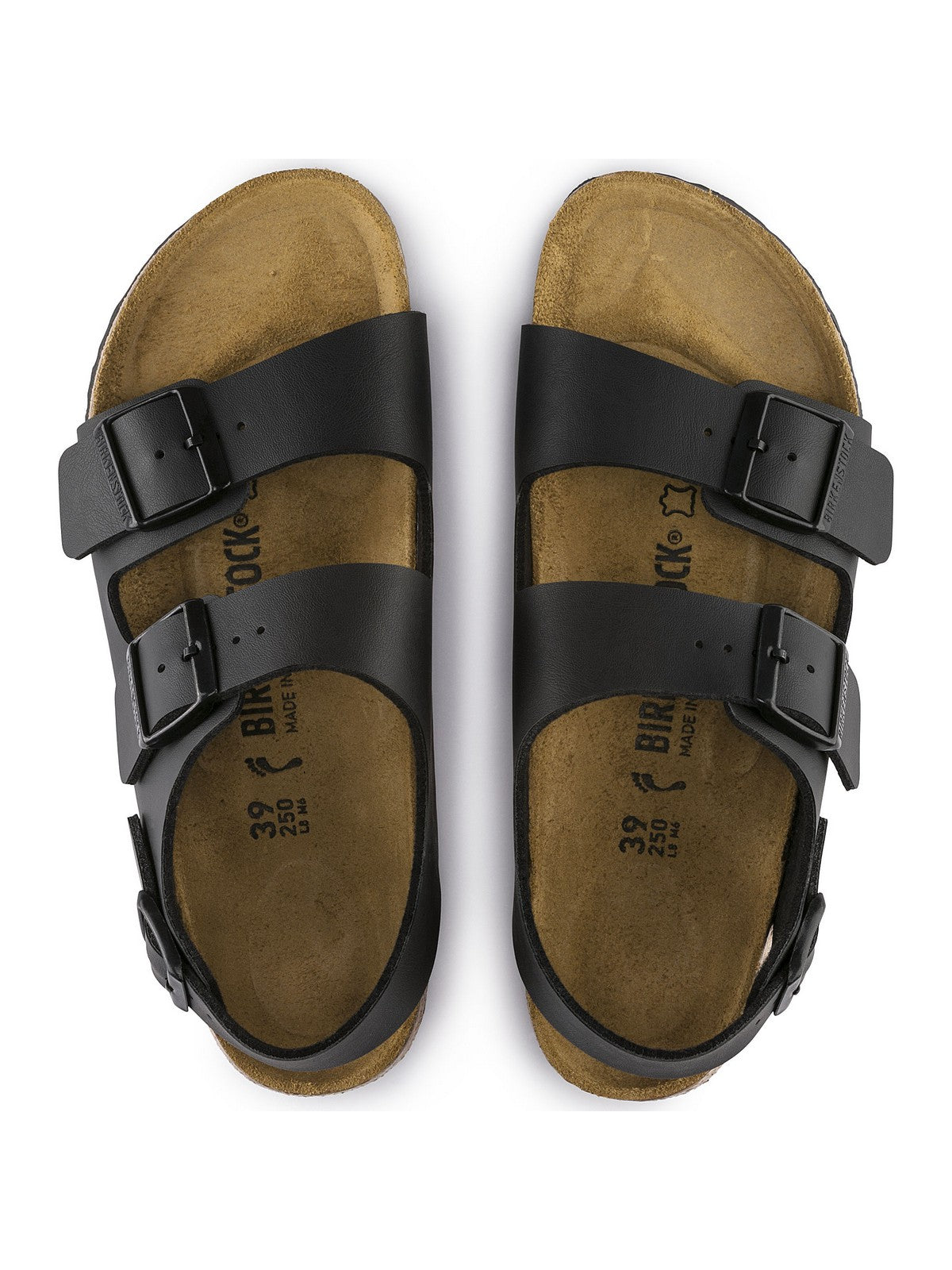 BIRKENSTOCK Hommes Sandalwood Milan 034791 Noir