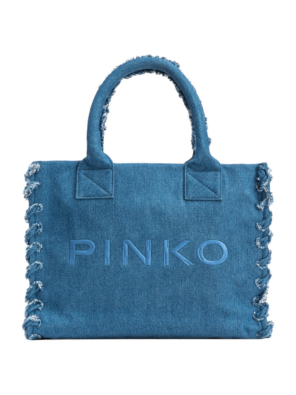 PINKO Sac de plage pour femmes 100782-A1WT DN4Q Bleu