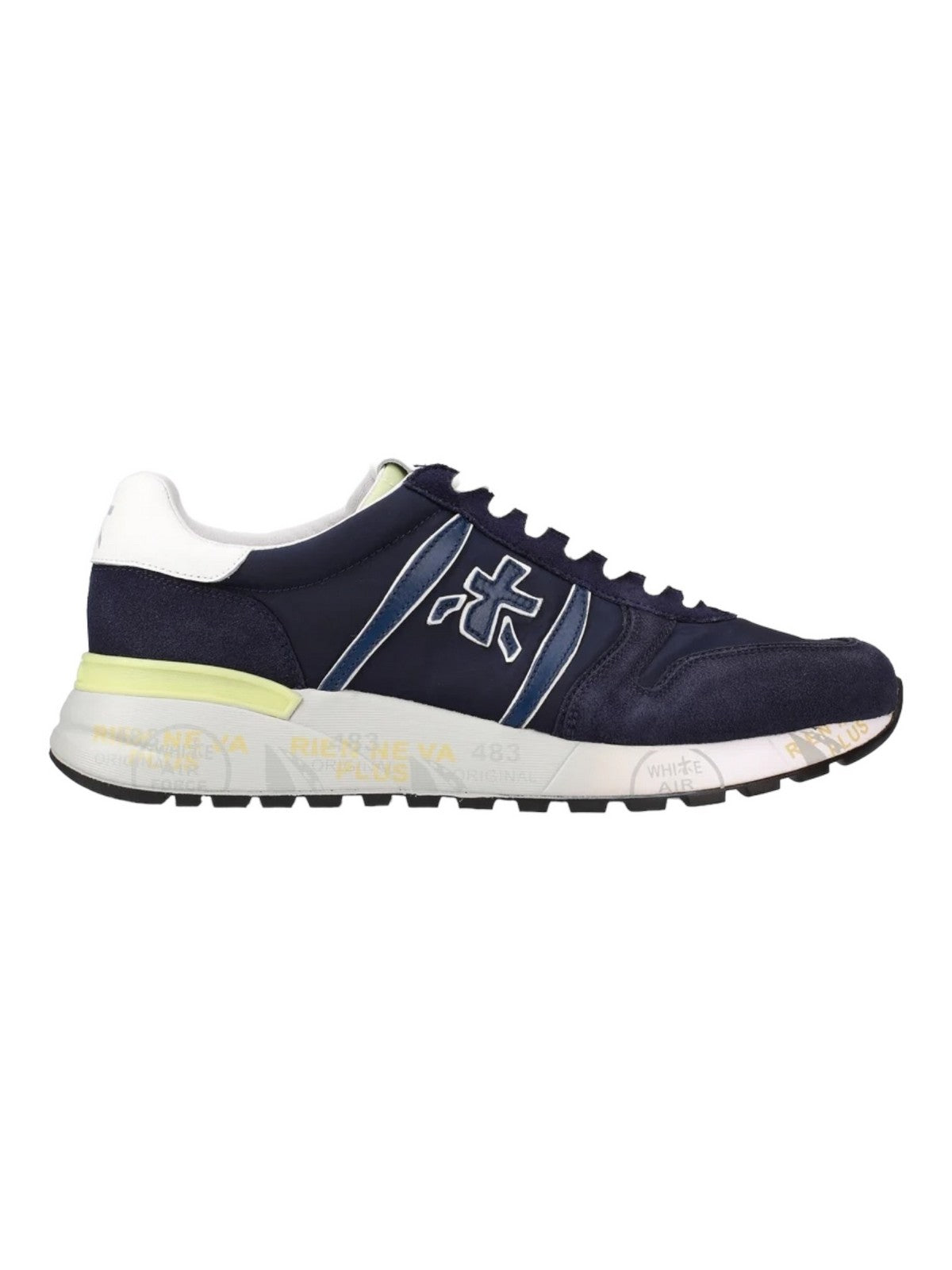 PREMIATA Hommes Sneaker LANDER VAR 6634 Bleu