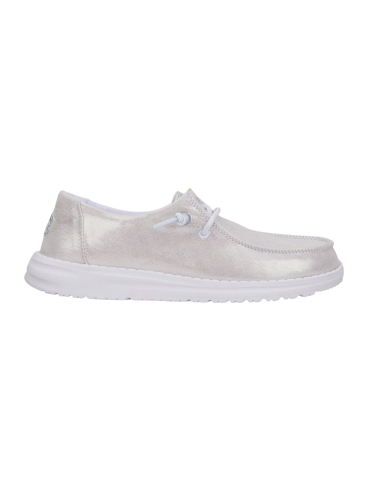 HEY DUDDE Mocassin pour femme Wendy Metallic Shine HD.40903 040 Silver