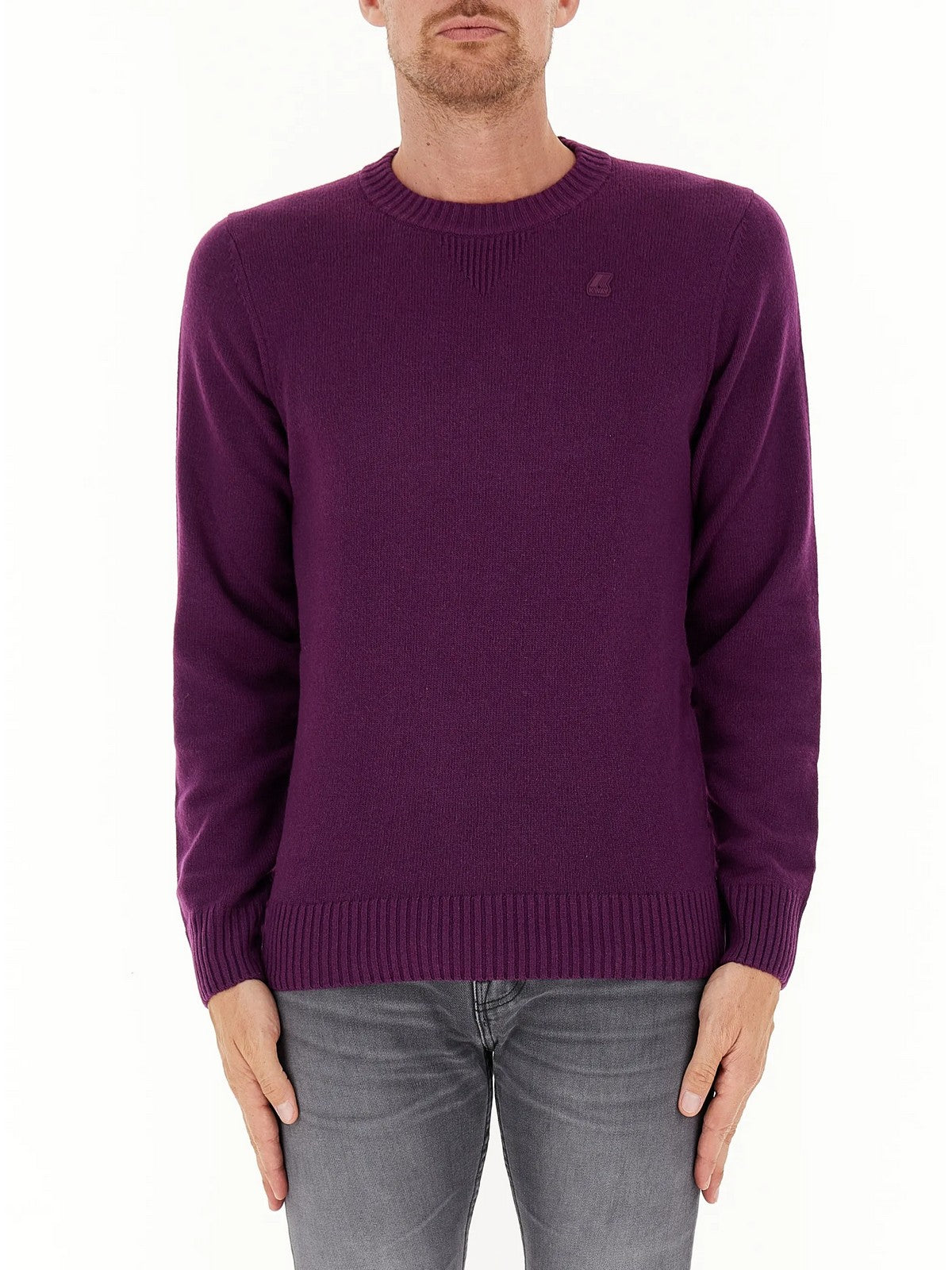 K-WAY Hommes Pull Sebastien lambswool K2112PW XBZ Purple