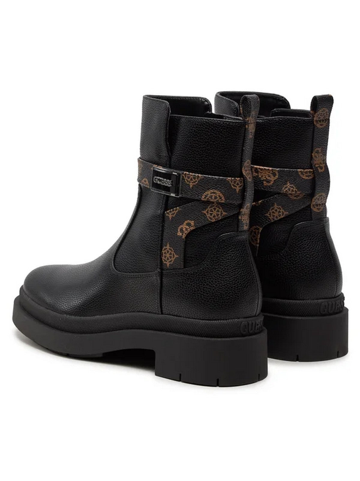 GUESS Bottes et Booties Femme Ovelle2 FLTOVE FAL10 BLKBR Noir