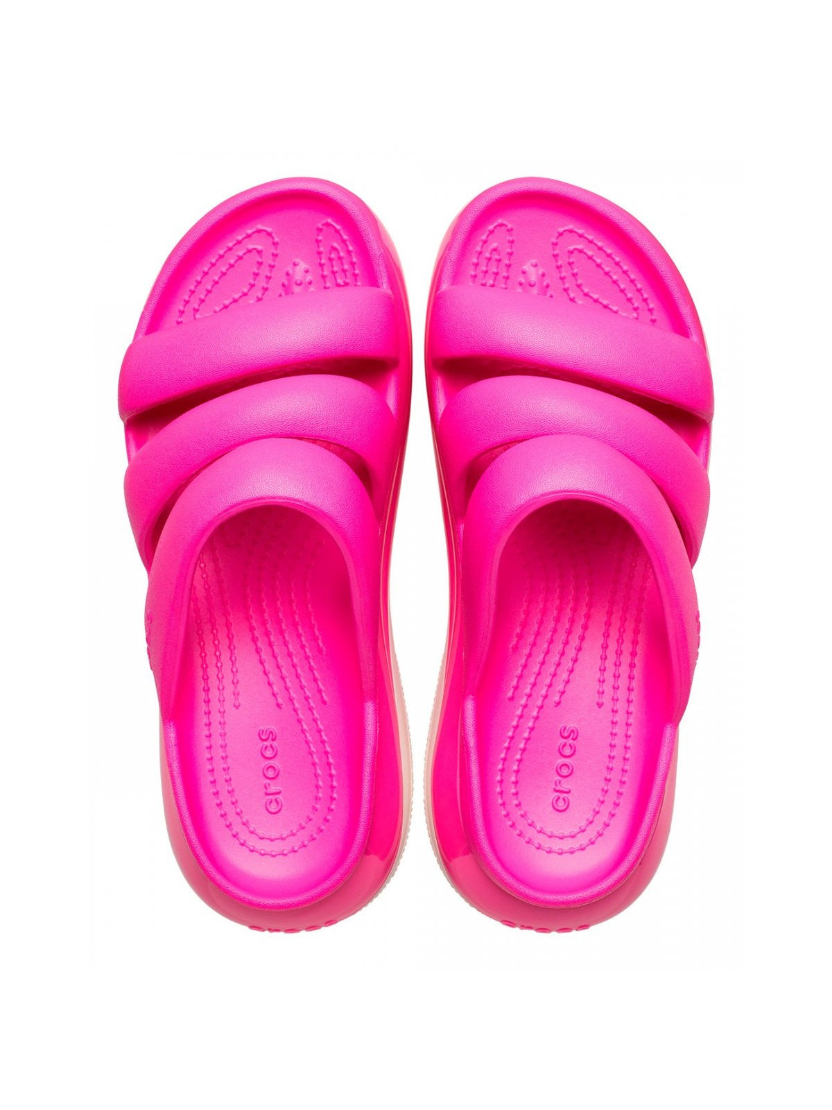 Pantoufles CROCS pour femmes Mega Crush Triple Strap 209842 6TW Pink