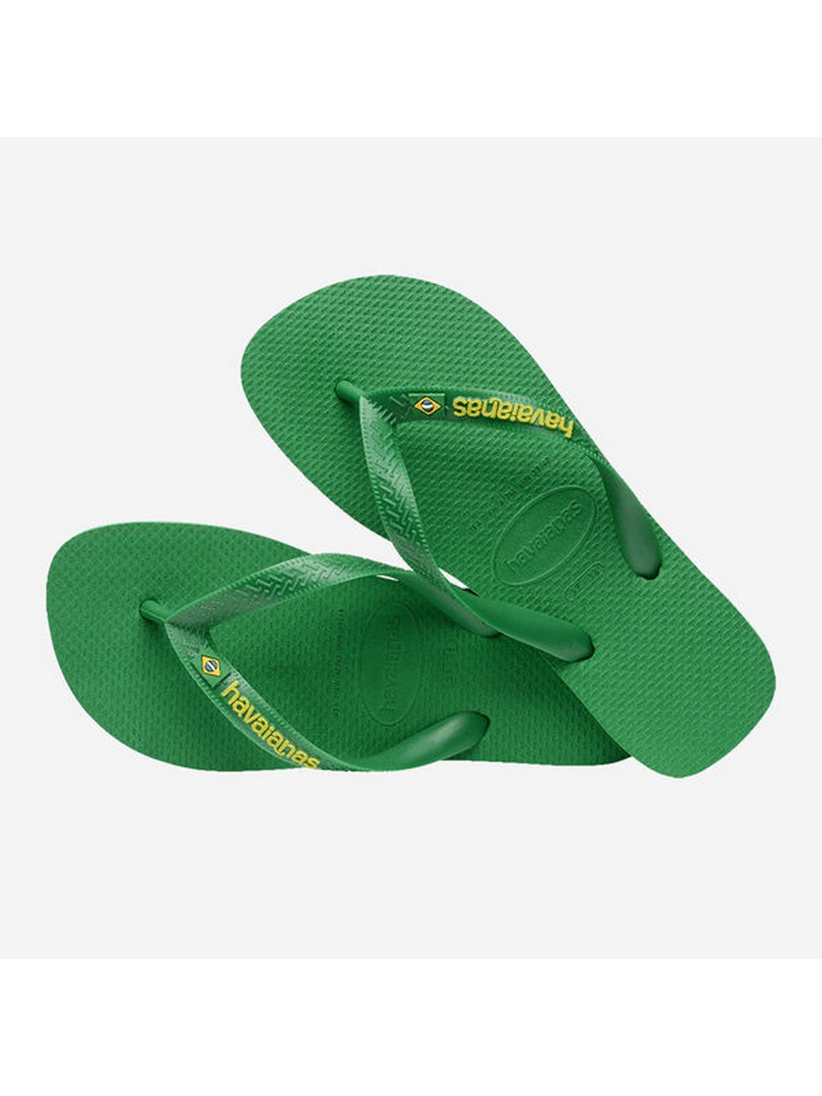 HAVAIANAS Adulte Tongs unisexes Hav. Brasil Logo Neon 4149370.6758 Vert