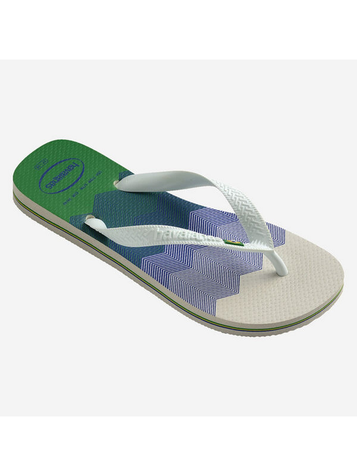 Tongs unisexes pour adultes HAVAIANAS Hav. Brasil Fresh 4145745.7886 Blanc