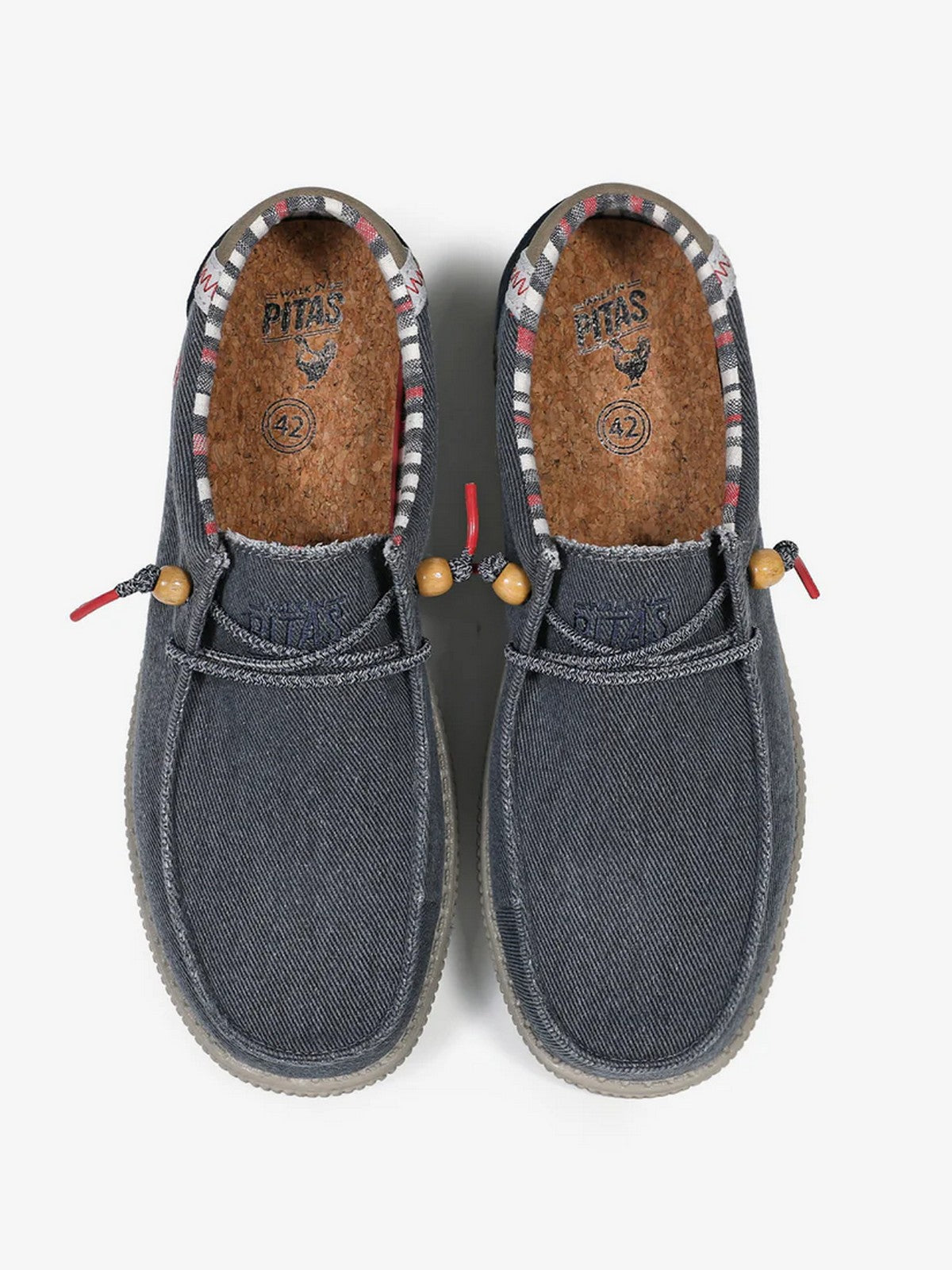 PITAS Mocassin Homme WP150 RUSTIC MARINE Bleu