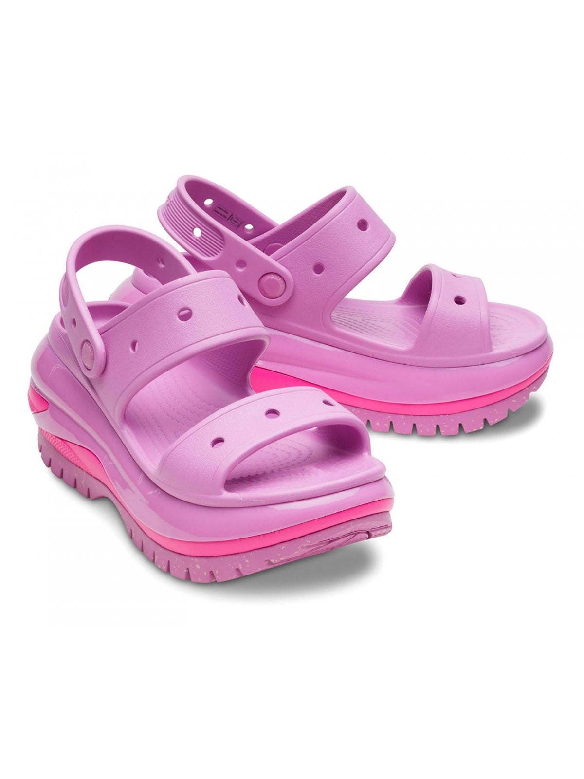 CROCS Classic Mega Crush Sandal W 207989 6WQ Pink pour femme