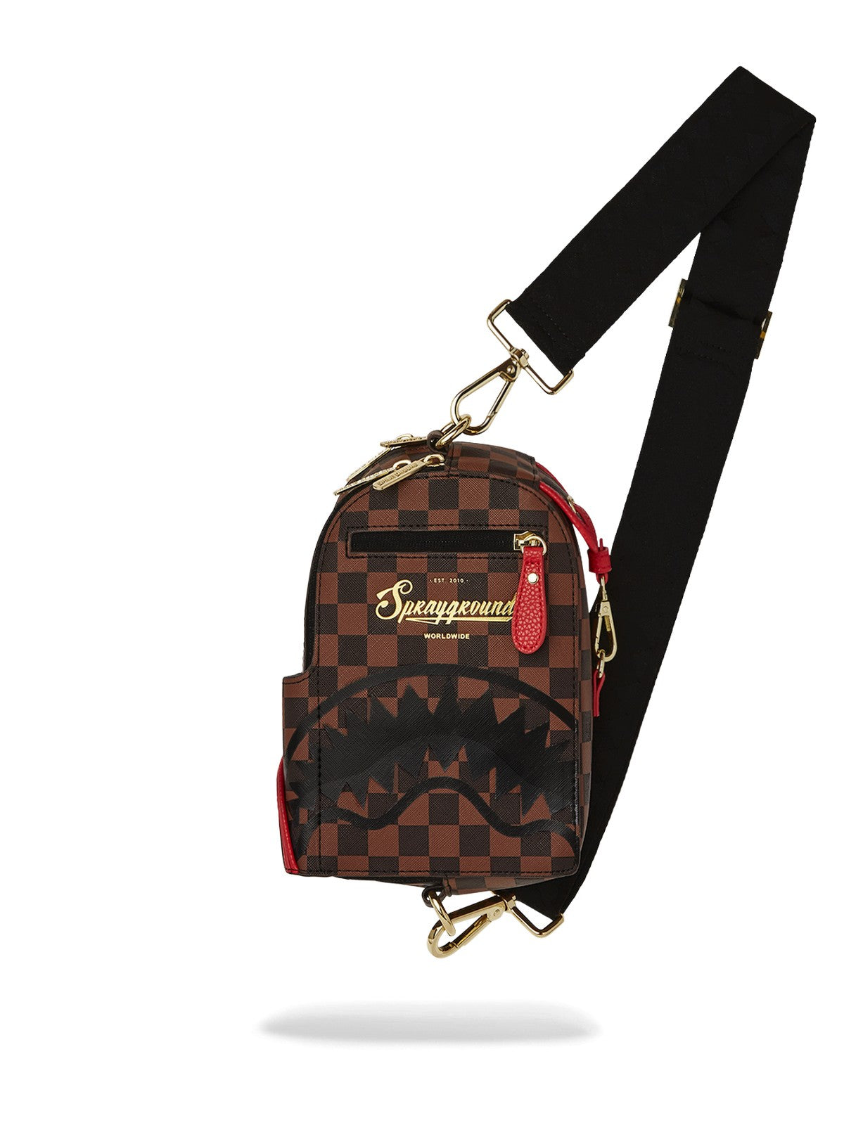 SPRAYGROUND Hommes TAKEOVER THE THRONE BACKPACK SLING 910B6553NSZ Marron