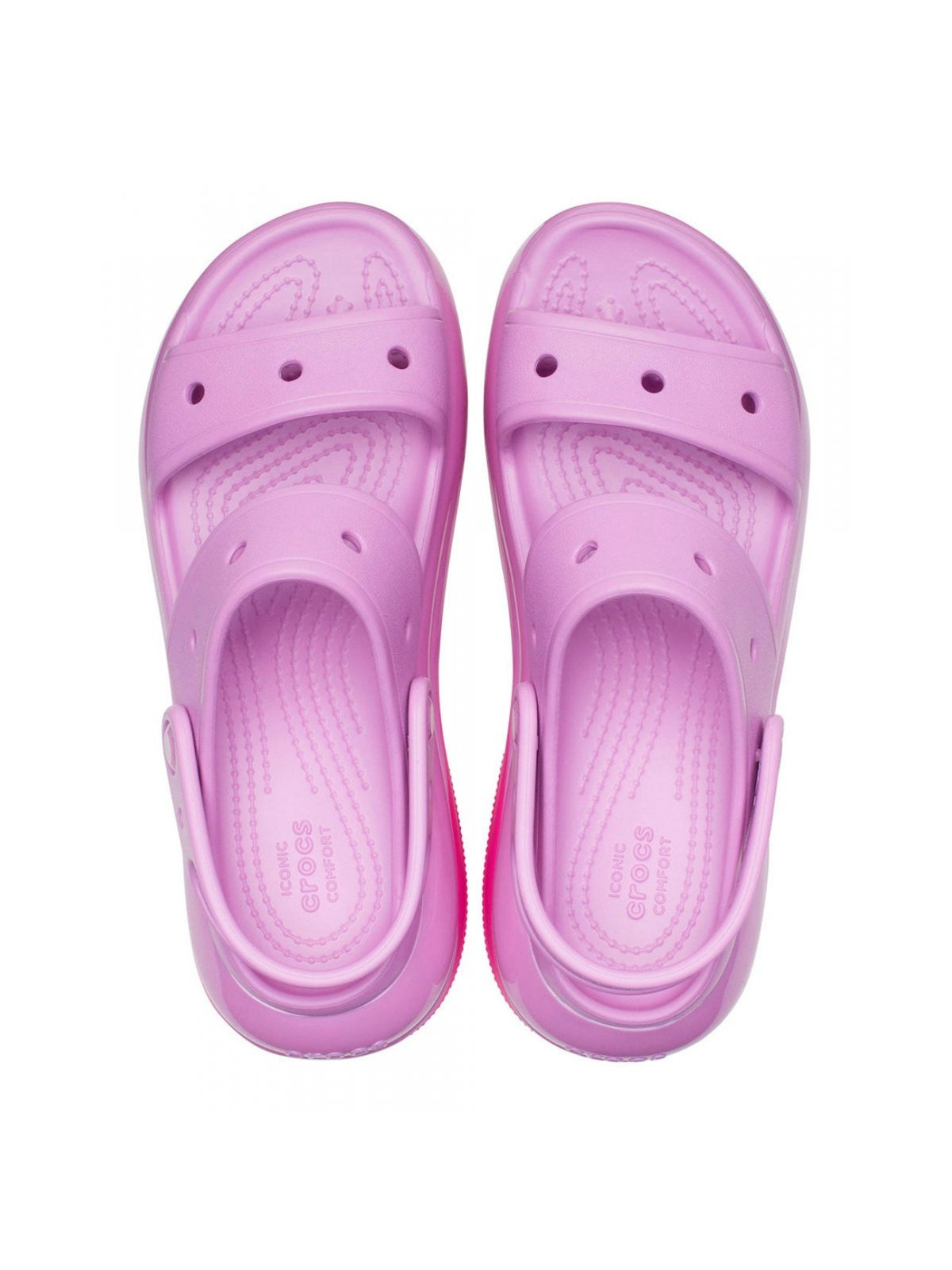 CROCS Classic Mega Crush Sandal W 207989 6WQ Pink pour femme