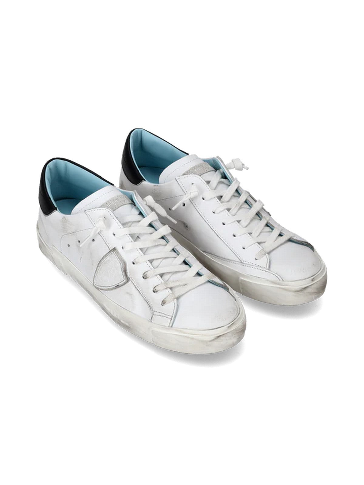 PHILIPPE MODEL Hommes Sneaker Prsx PRLU V022 Blanc