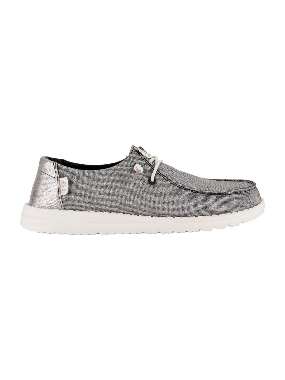 HEY DUDE Mocassin pour femme Wendy Metallic Sparkle HD.41082 025 Grey