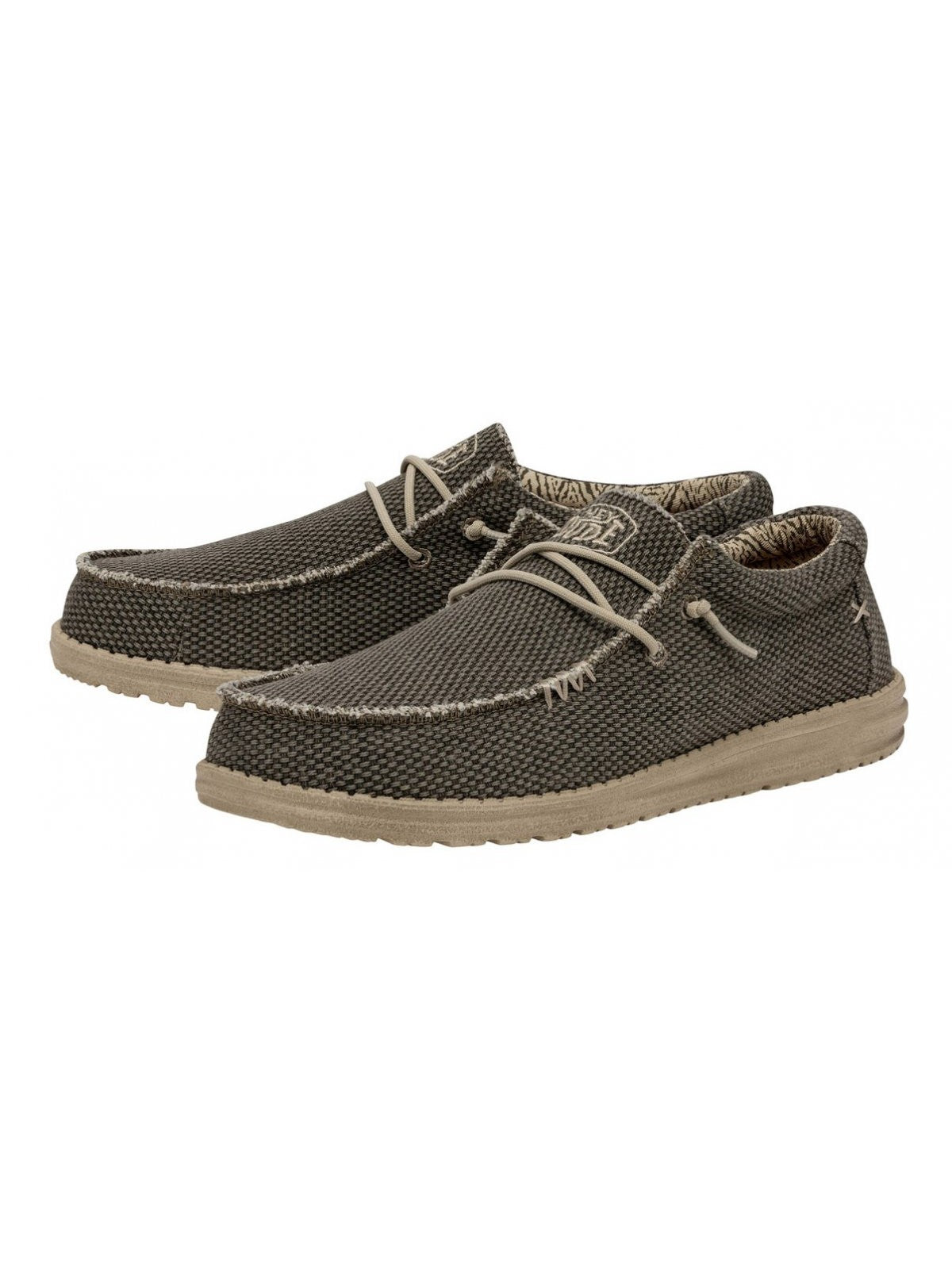 HEY DUDE Mocassin Homme Wally Tressé HD.40003 ARMY Green