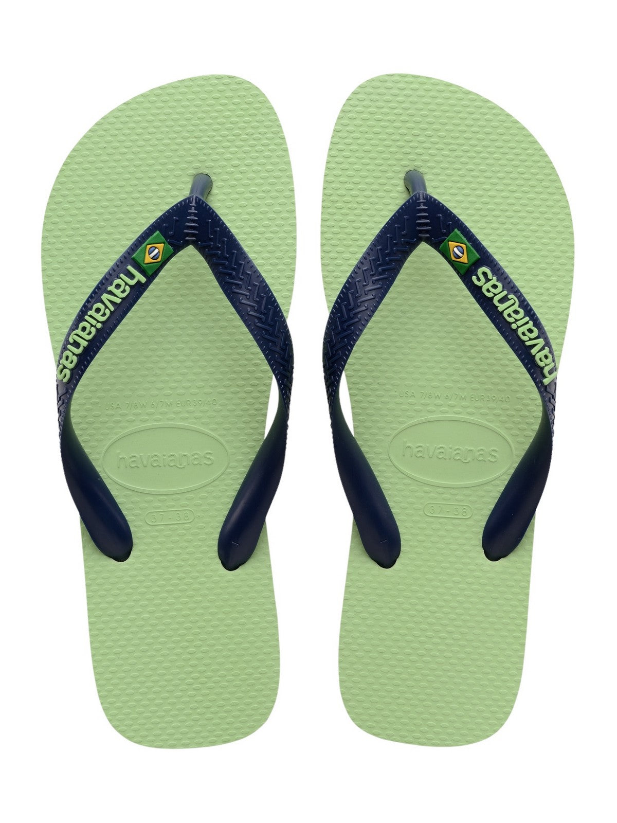 Tongs unisexes adultes HAVAIANAS Hav. Brasil logo 4110850.1822 Violet