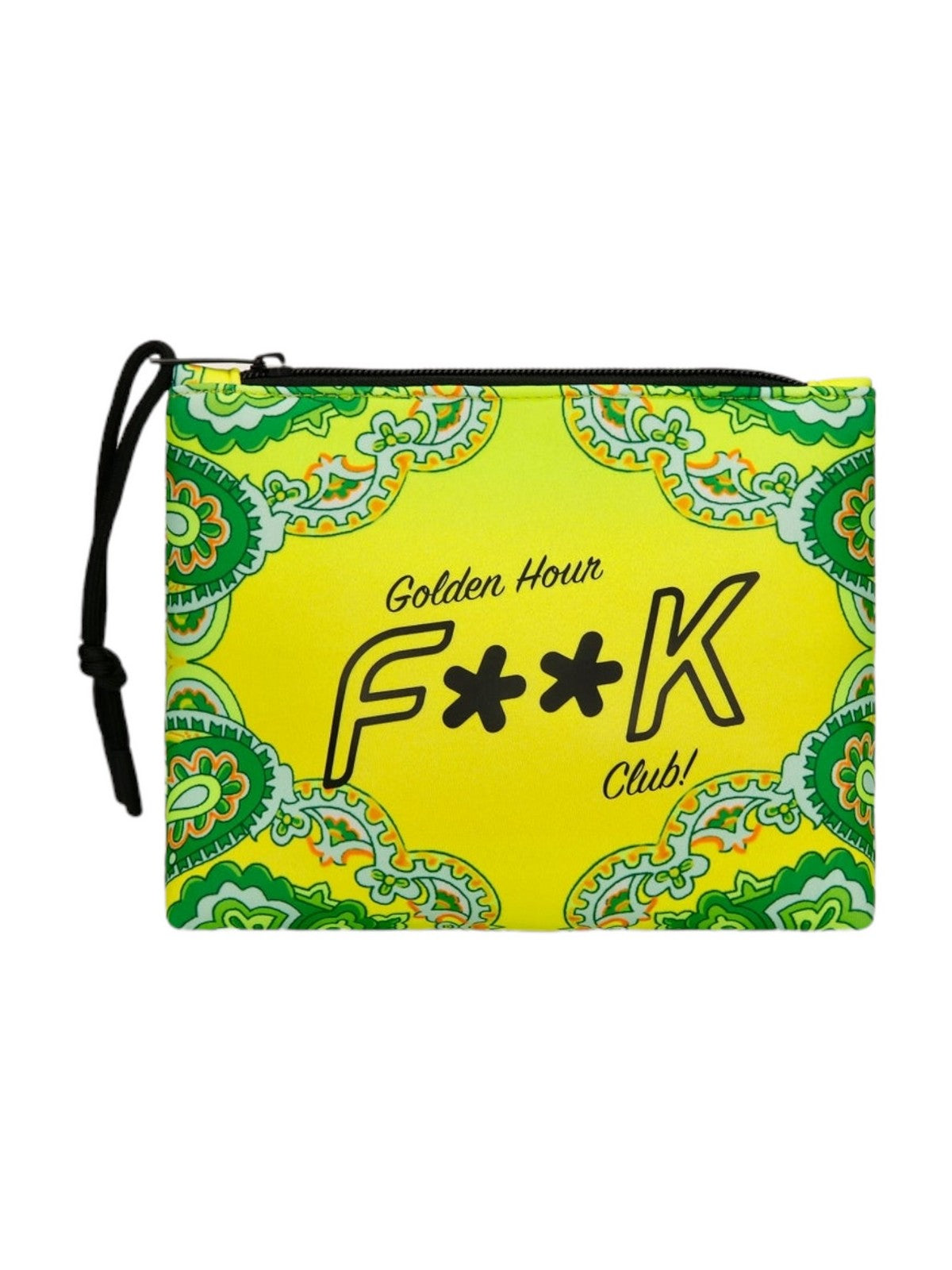 Pochette pour femmes F**K FK24-A035X26 Jaune