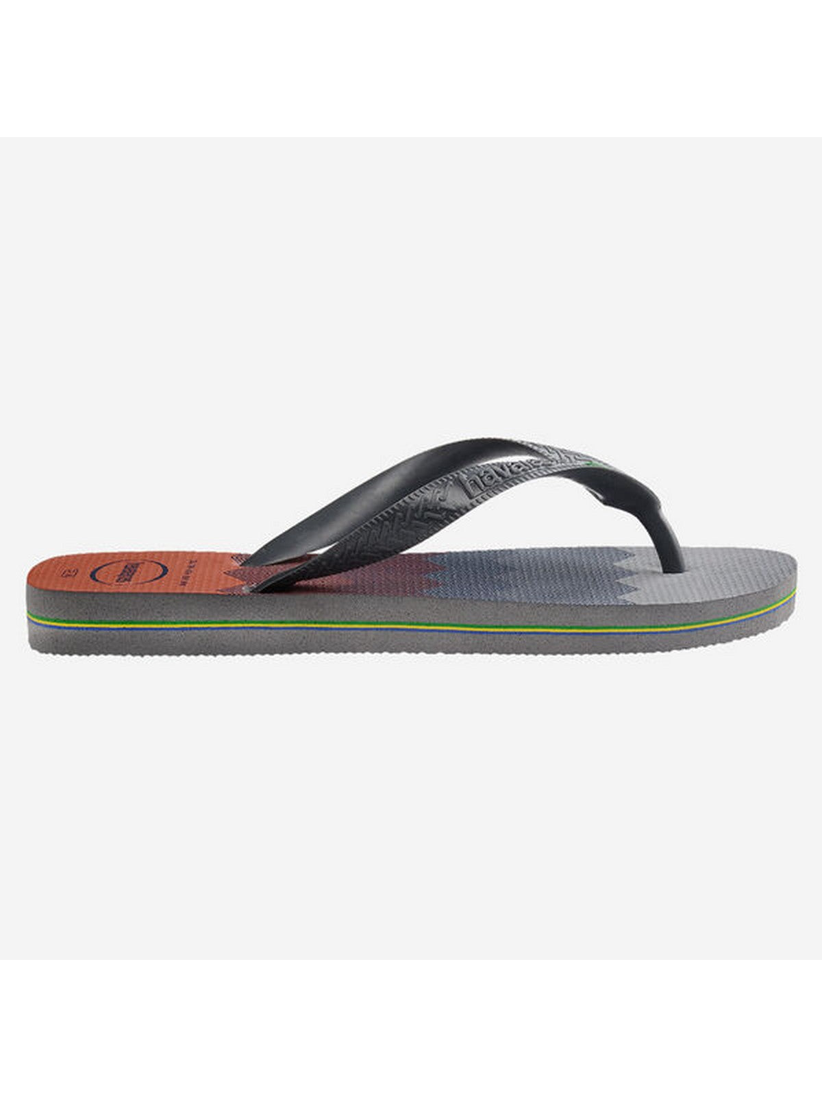 Tongs unisexes pour adultes HAVAIANAS Hav. Brasil Fresh 4145745.5002 Gris