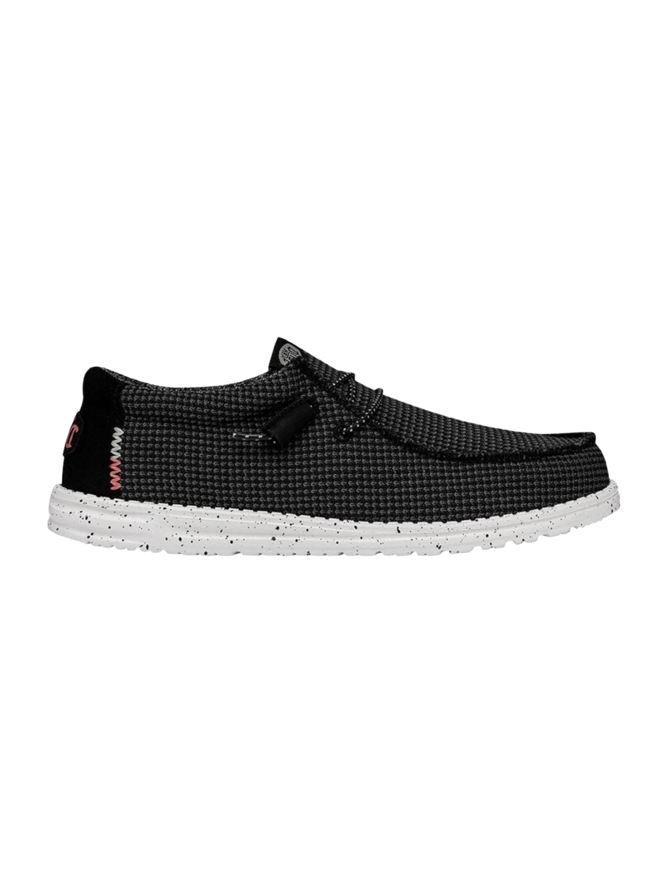 HEY DUDE Mocassin Hommes Wally Sport Mesh HD.40403 066 Noir