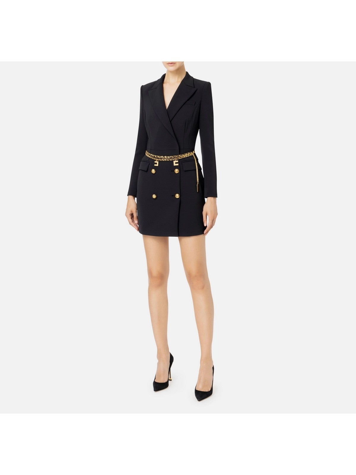 ELISABETTA FRANCHI Robe pour femme AB65746E2 110 Noir