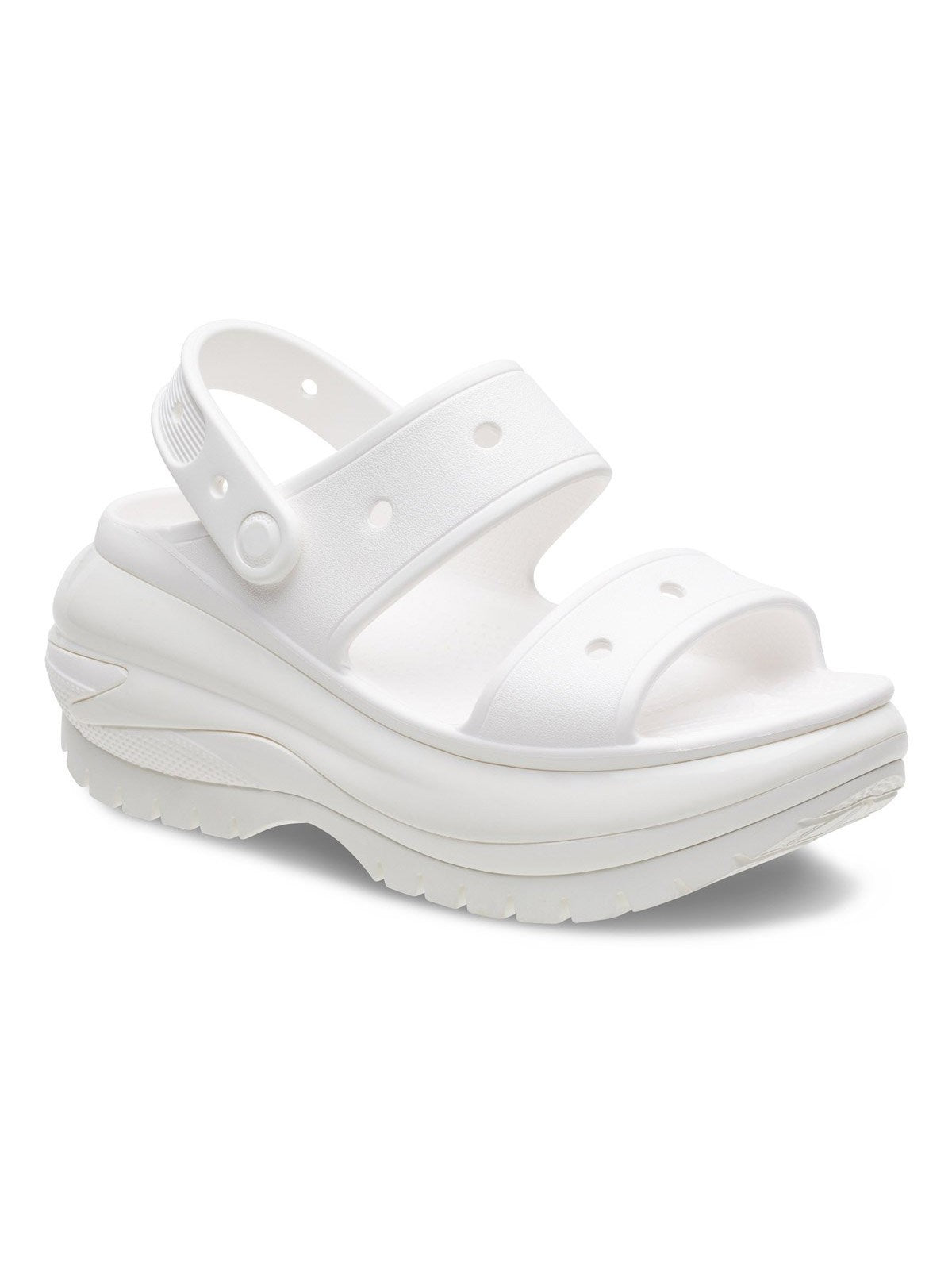 CROCS Femme Classic Mega Crush Sandal W 207989 100 Blanc