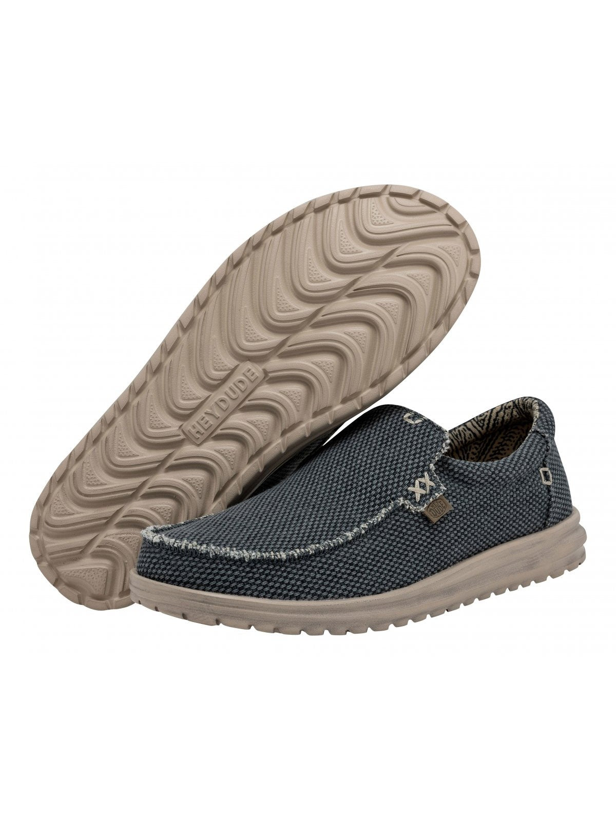 HEY DUDE Mocassin homme Mikka Tressé HD.40124 4NL Bleu