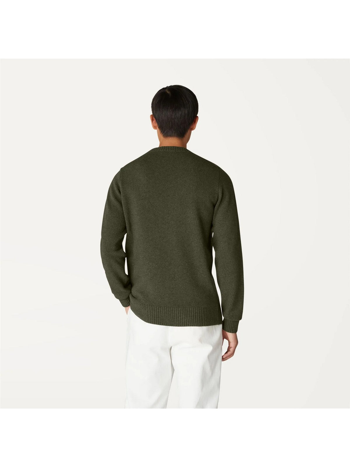 K-WAY Hommes Pull Sebastien lambswool K2112PW WMR Green