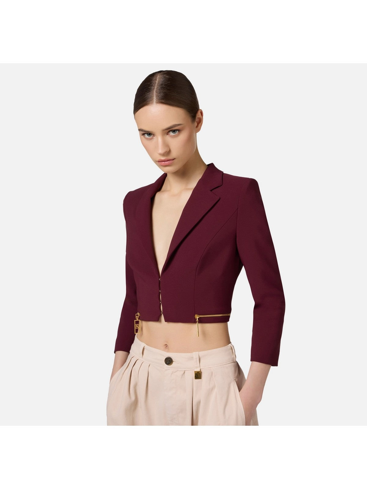 ELISABETTA FRANCHI Veste femme GI09946E2 CG3 Rouge