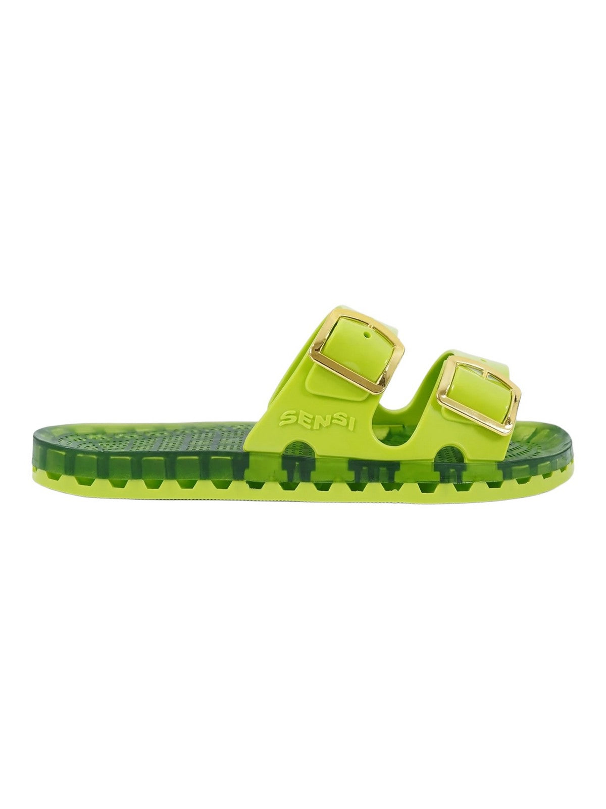 SENSI Pantoufles pour femmes La jolla flamingo 4151/FL 202 Green