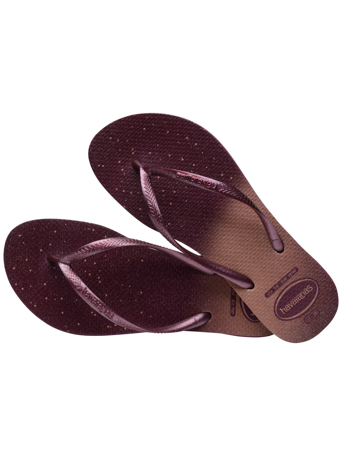 HAVAIANAS Tongs pour femmes Hav. Slim Gloss 4145617.5143 Violet