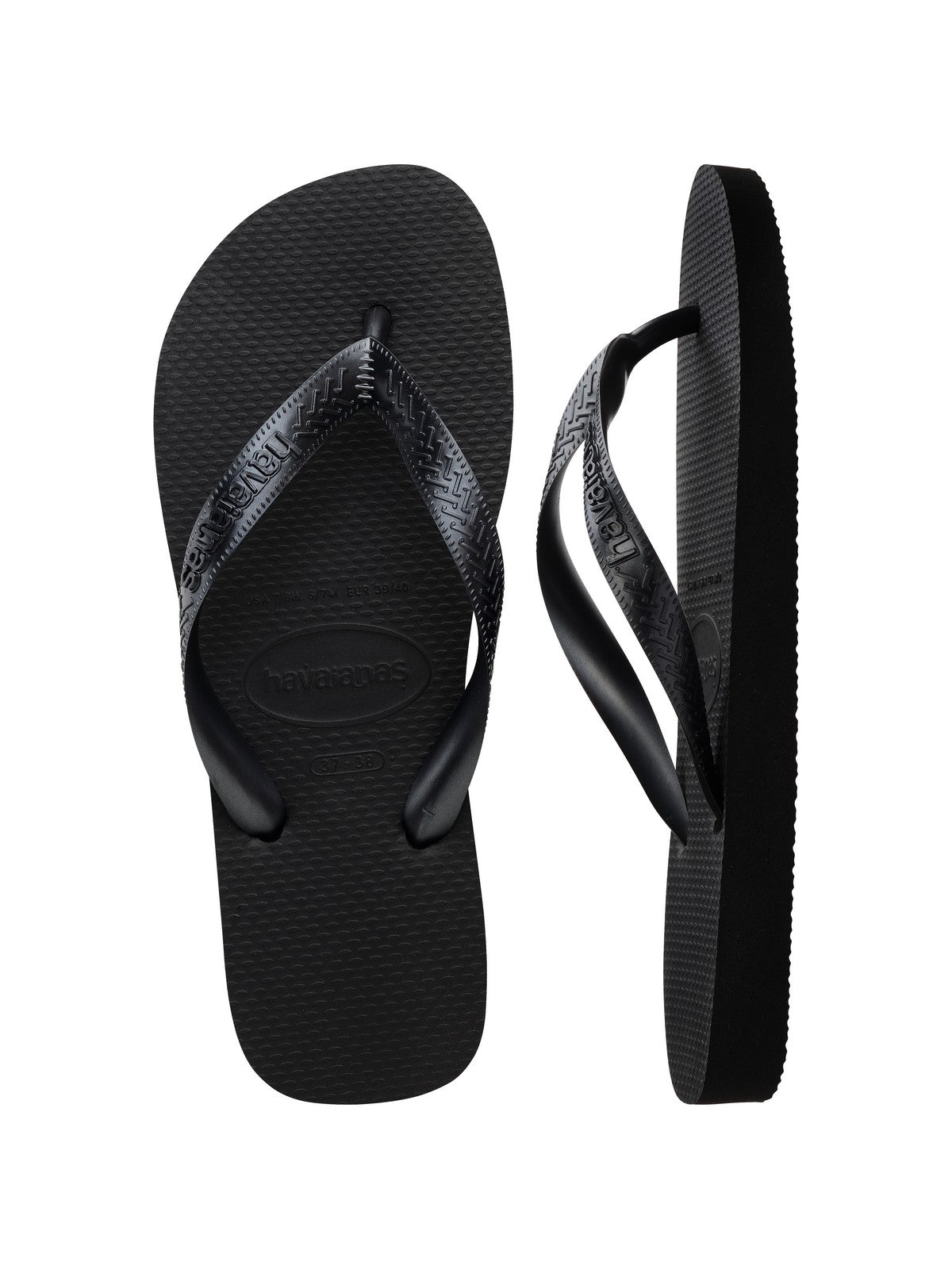 HAVAIANAS Tongs pour femmes Hav. Top Tiras Senses 4149375.0090 Noir