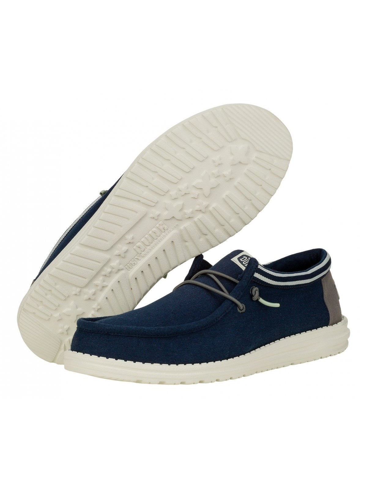 HEY DUDE Mocassin Homme Wally Letterman HD.40715 412 Bleu