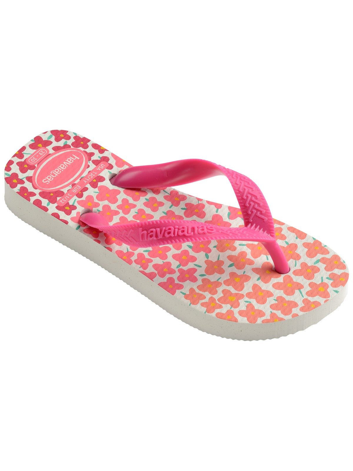 Tongs HAVAIANAS Hav. Kids Flores 4000052.7026 Blanc