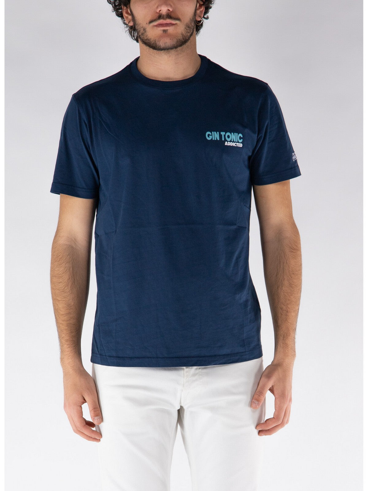 MC2 SAINT BARTH T-Shirt et Polo Homme TSHIRT MAN 04043F Bleu