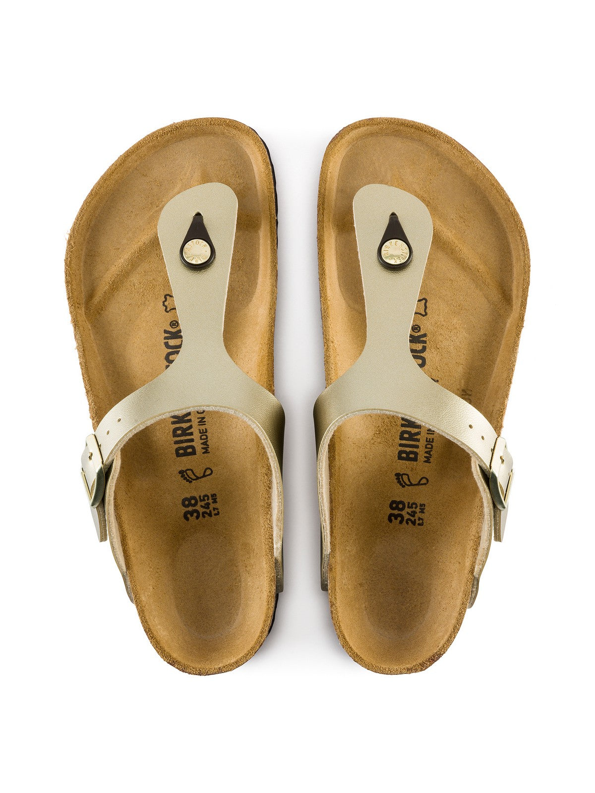 BIRKENSTOCK Sandales pour femmes Gizeh 1016108 Or