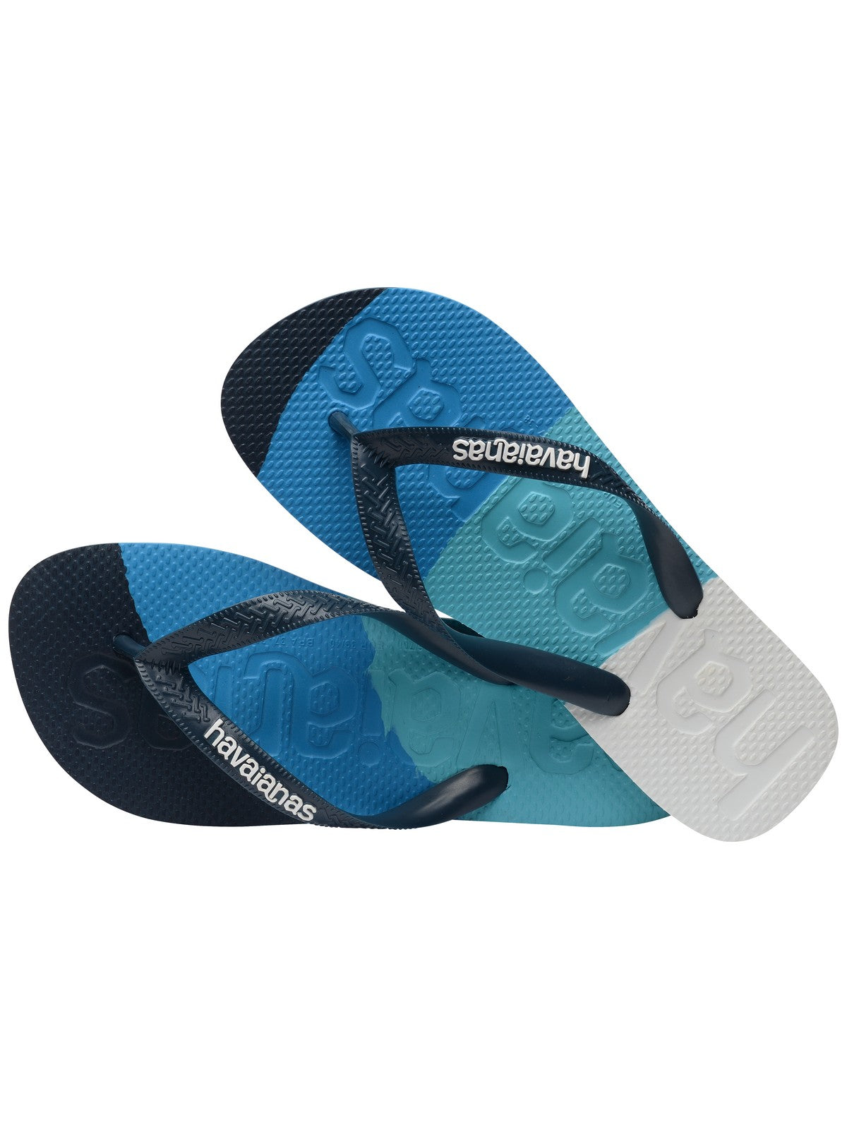 Tongs HAVAIANAS Hommes Hav. Top logomania couleurs II 4147526.5558 Bleu